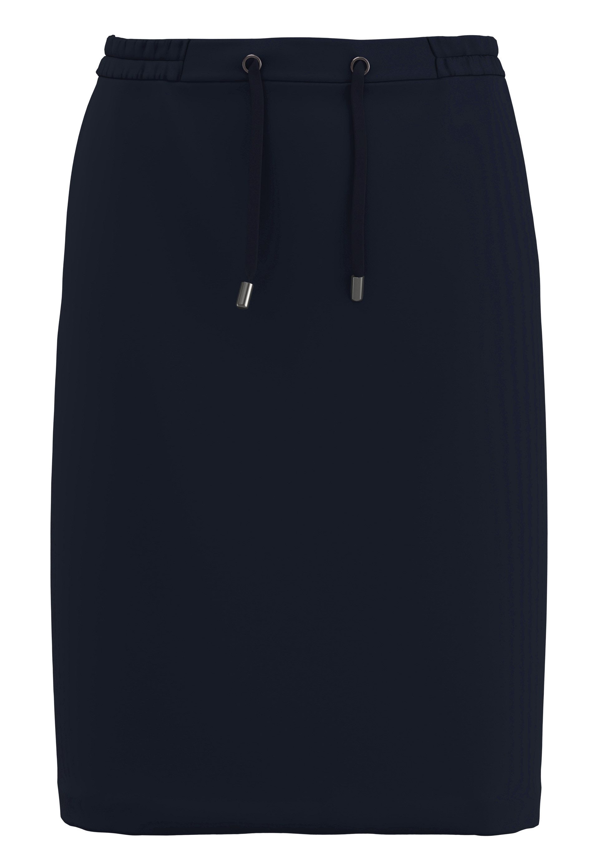 FRANK WALDER Bleistiftrock mit Tunnelzugbund