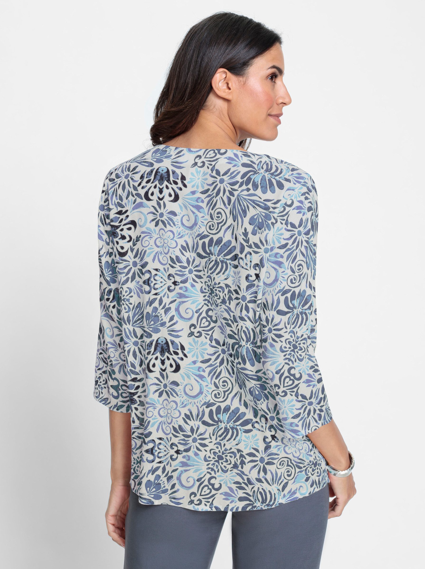Witt Klassische Bluse Druckbluse günstig online kaufen