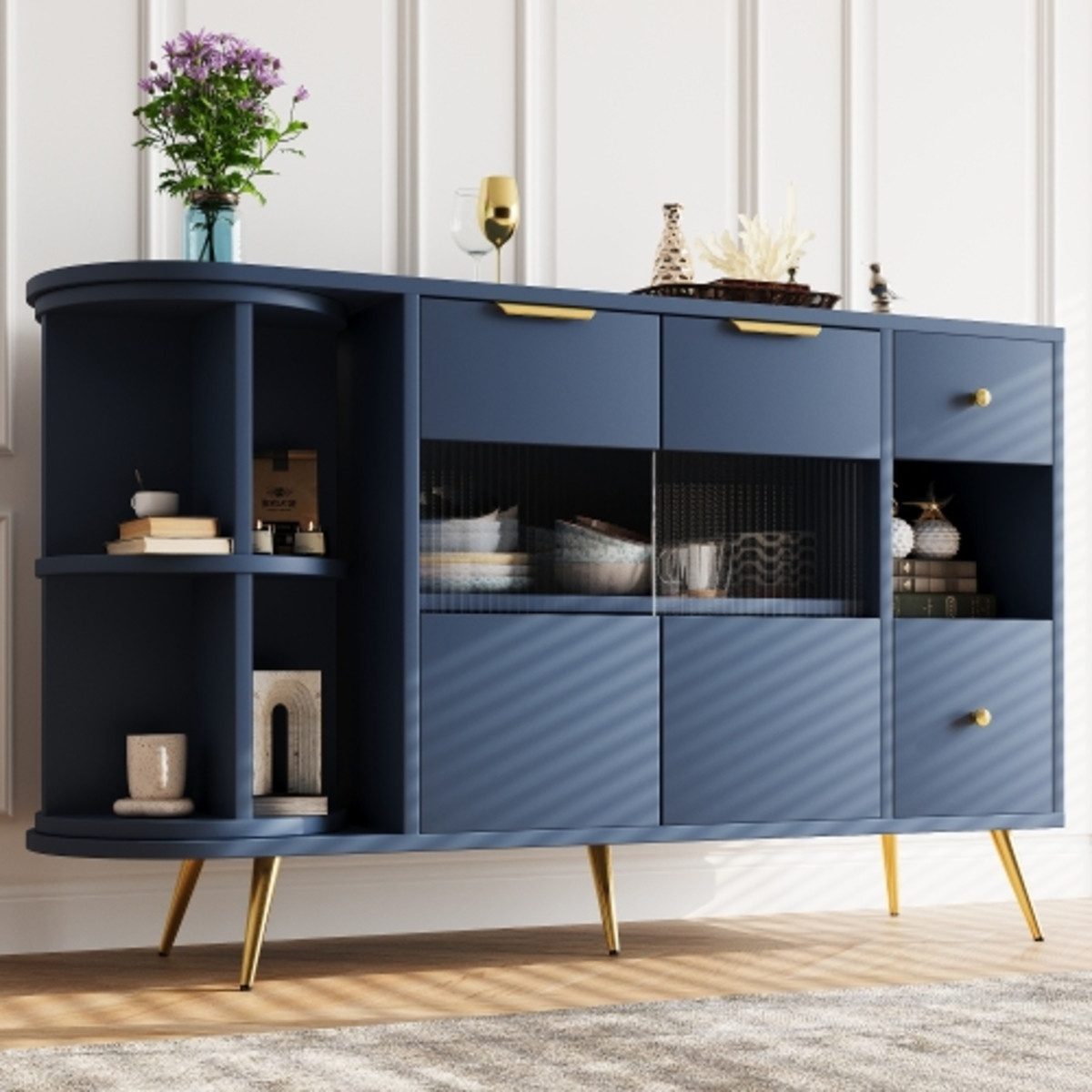 Flieks Sideboard Aufbewahrungsschrank (mit 360° drehbar günstig online kaufen