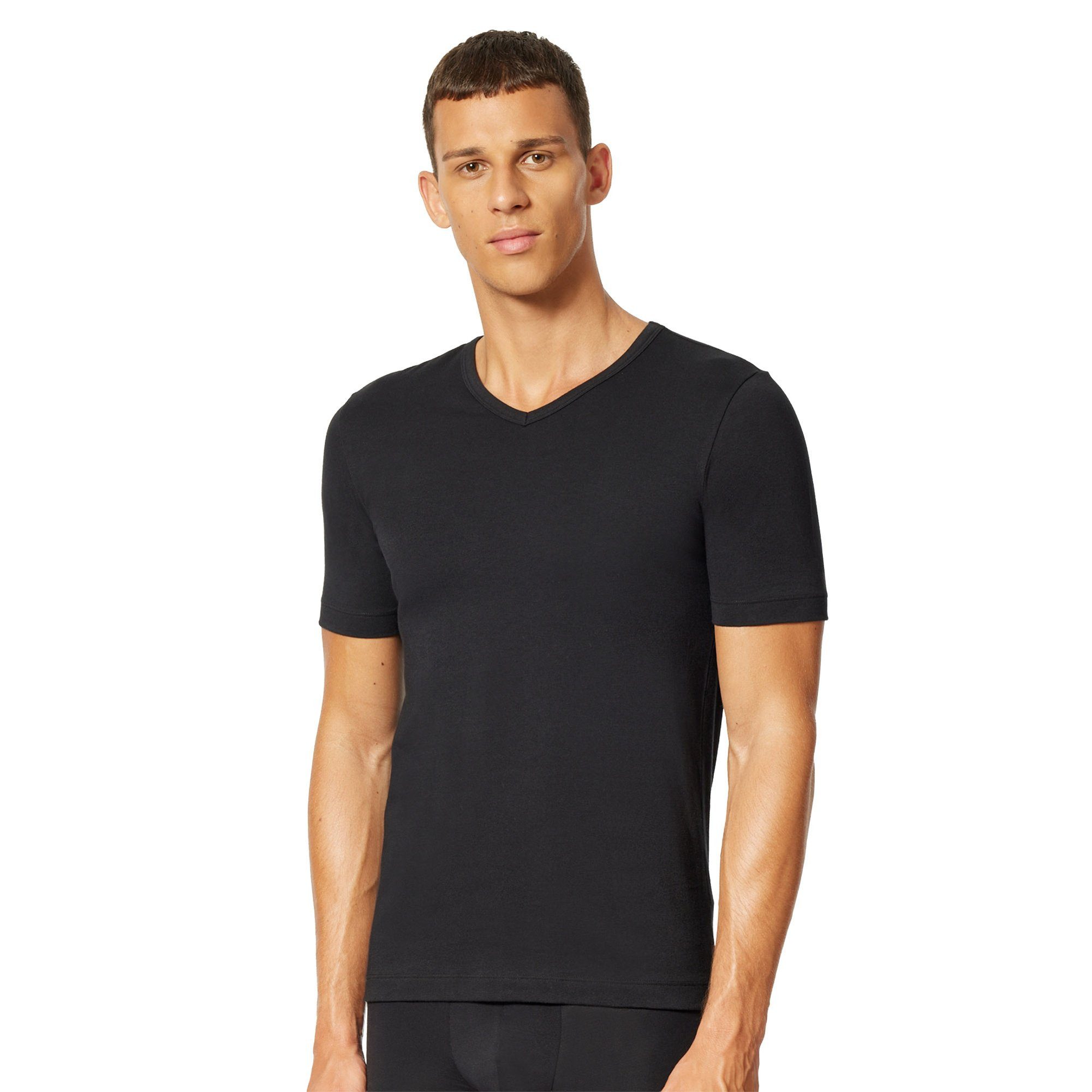 uncover by SCHIESSER T-Shirt Herren T-Shirt 4er Pack Baumwolle (Packung, 4er Pack)