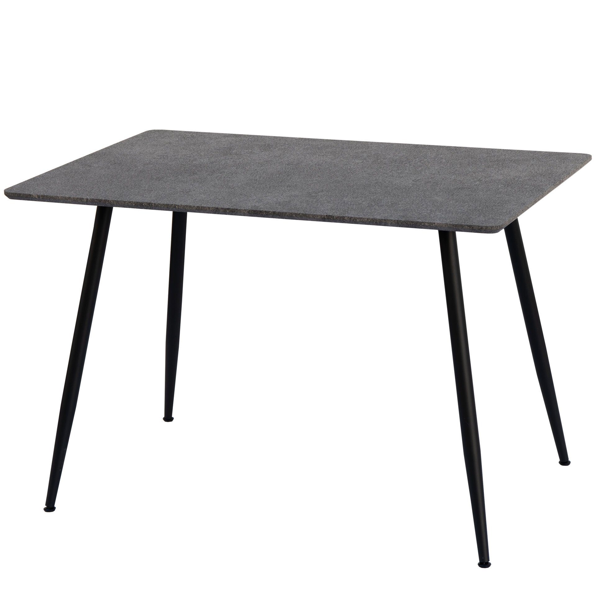 Metallrahmeт Granitoptik-Grau Tisch 115x75 Esszimmertisch MDF Danelia, TRISENS Esstisch Küchentisch Esstisch