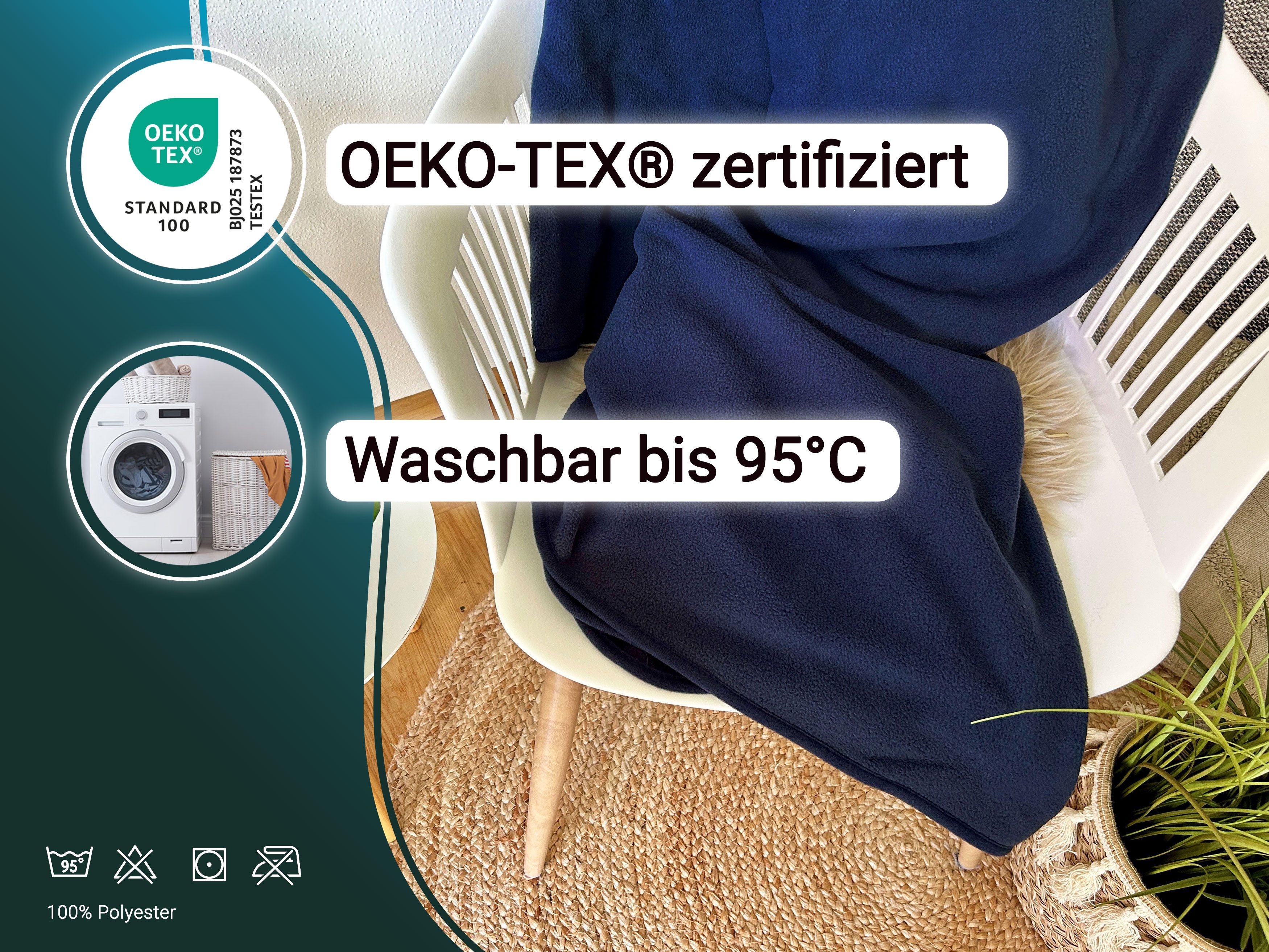 Wohndecke, ZOLLNER, 130 x 170 cm, günstig online kaufen