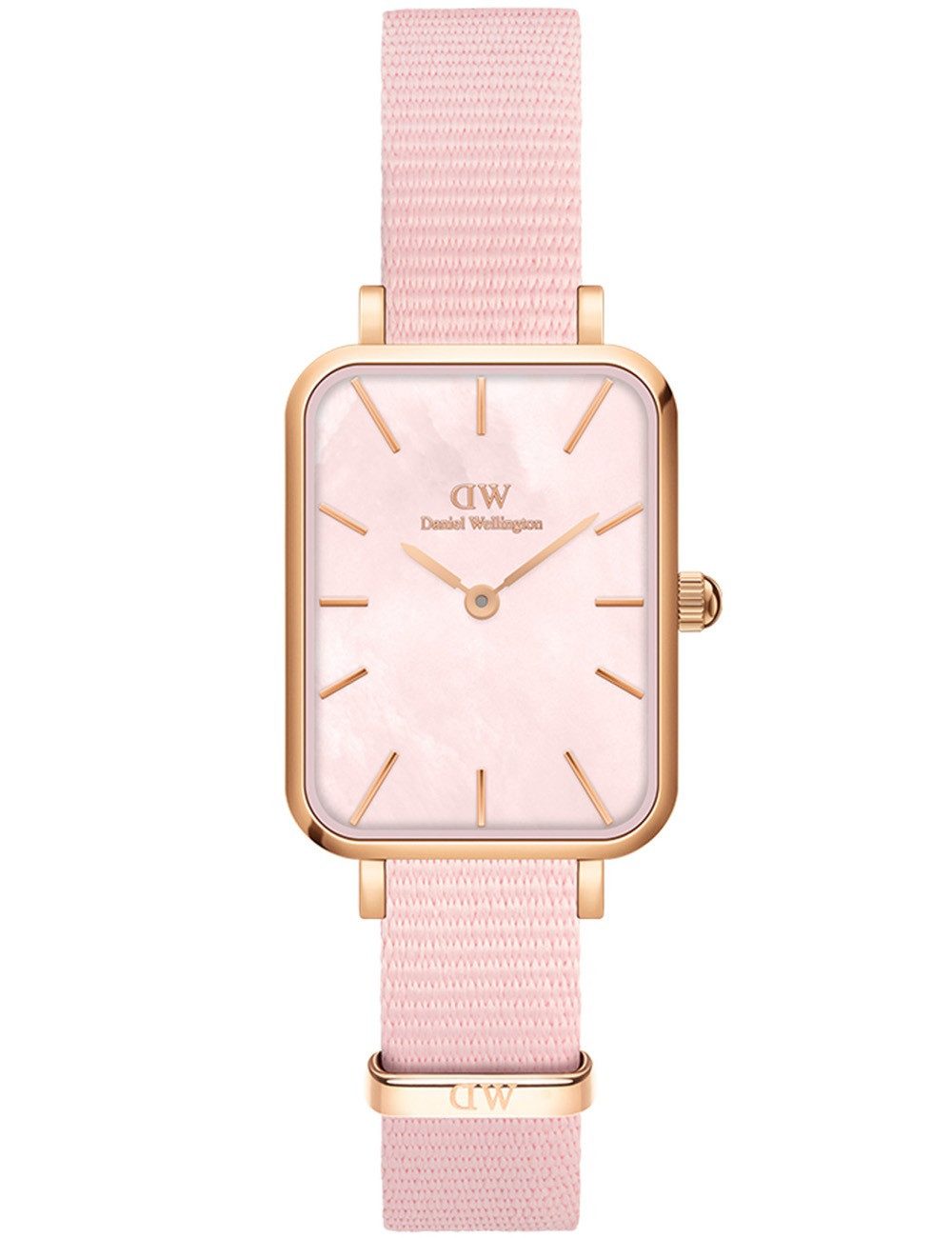 Quarzuhr Daniel Wellington DW00100509 Damenuhr Quadro Coral 26mm 3ATM Daniel Wellington DW00100509 Damenuhr Quadro Coral 26mm 3ATM