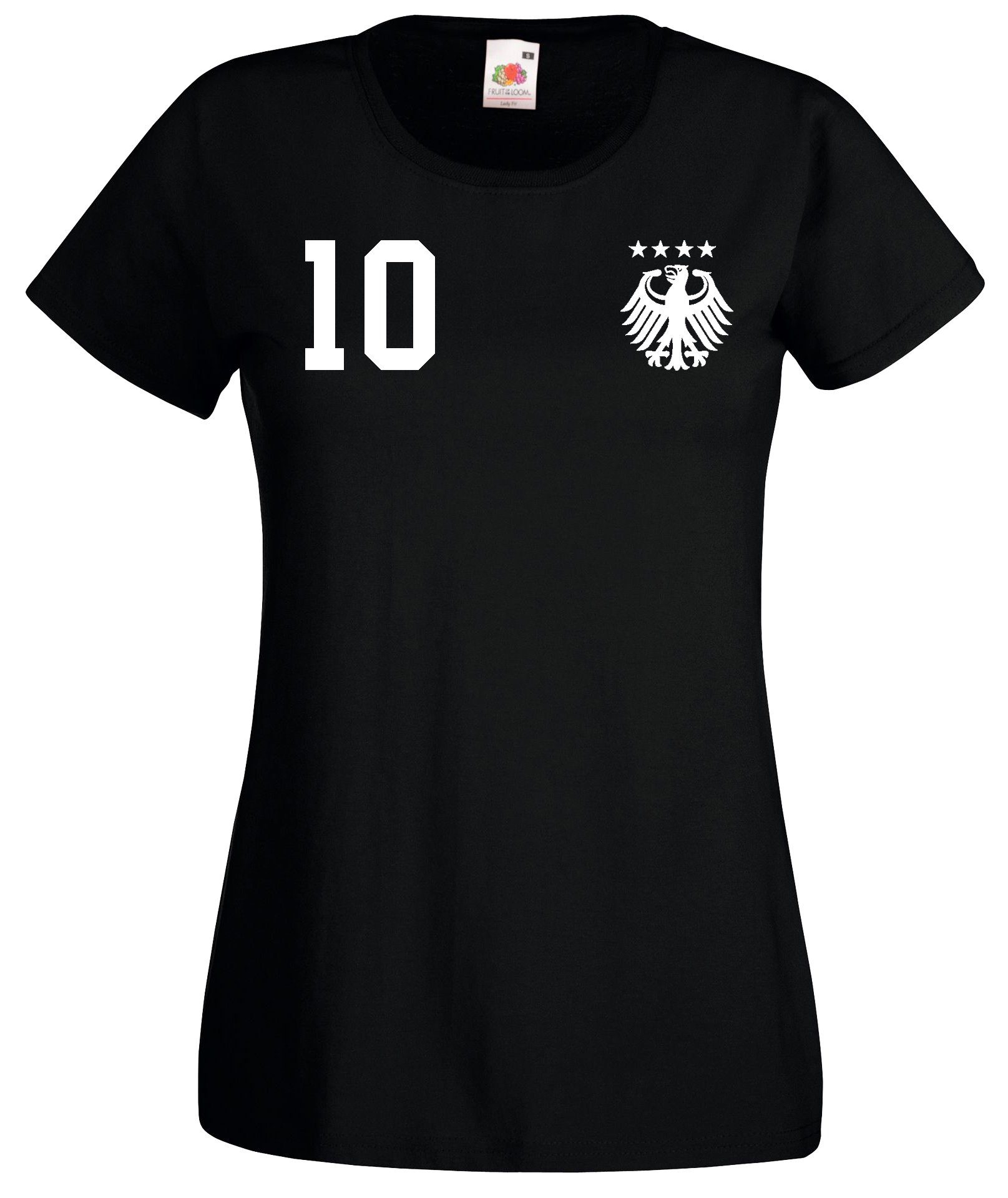 Youth Designz T-Shirt Deutschland Damen T-Shirt Trikot WM 2026 mit trendigem Motiv