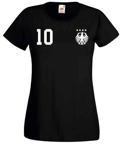 Youth Designz T-Shirt Deutschland Damen T-Shirt mit trendigem Motiv