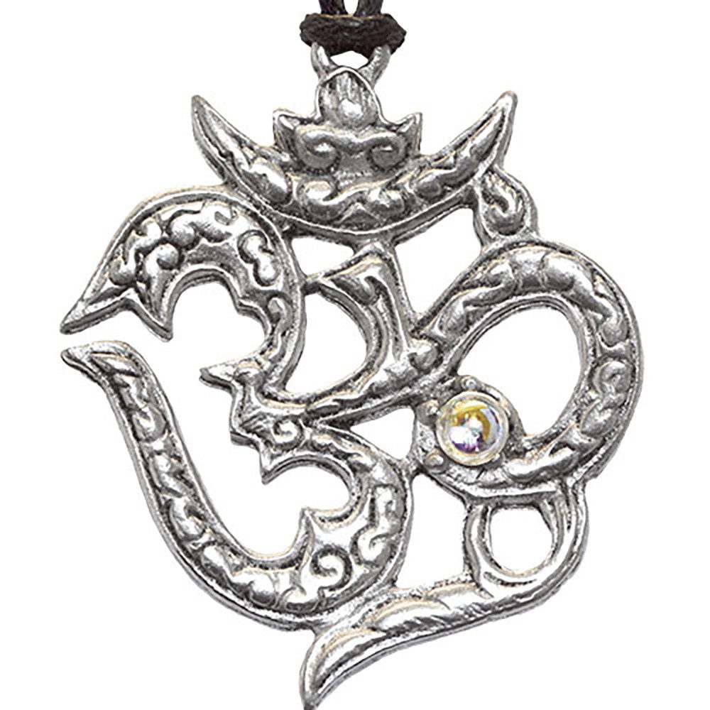 HOPLO Kettenanhänger Om Anhänger Schmuck - Om - 36x31 mm
