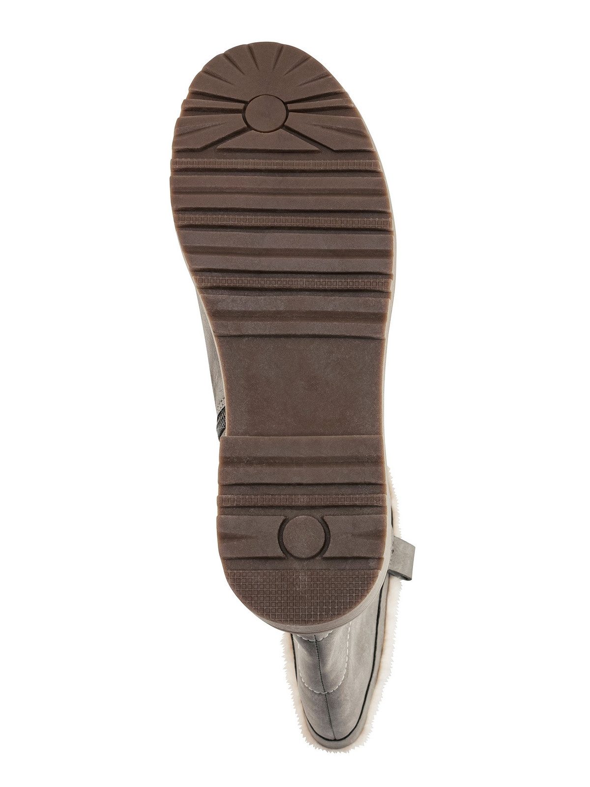 Sheego Große Größen Weitschaftstiefel in Veloursleder-Optik