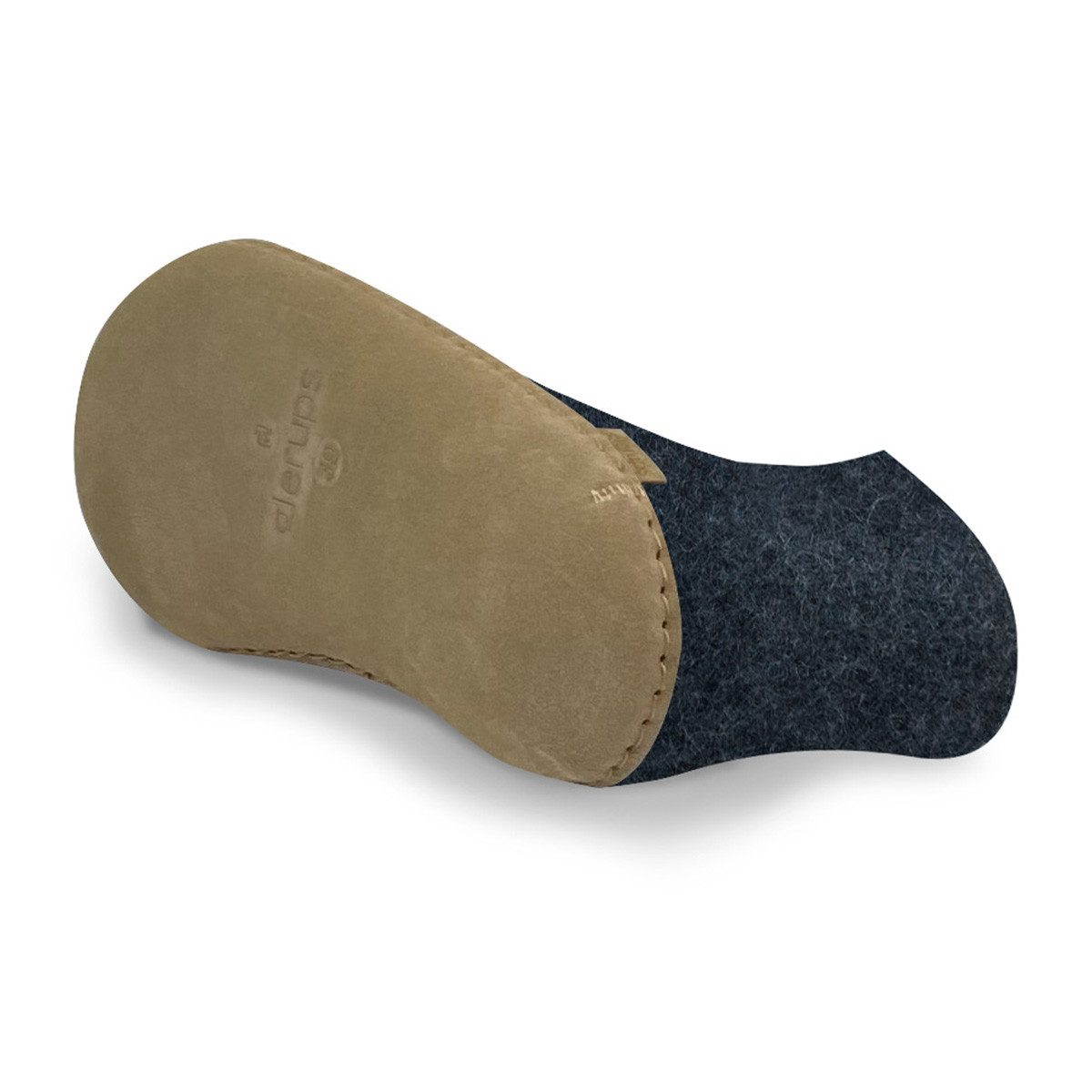 glerups dk Ledersohle Hausschuh (1-tlg) Boots - Natürliches Material, Schützt vor Geruch, Bequem und weich