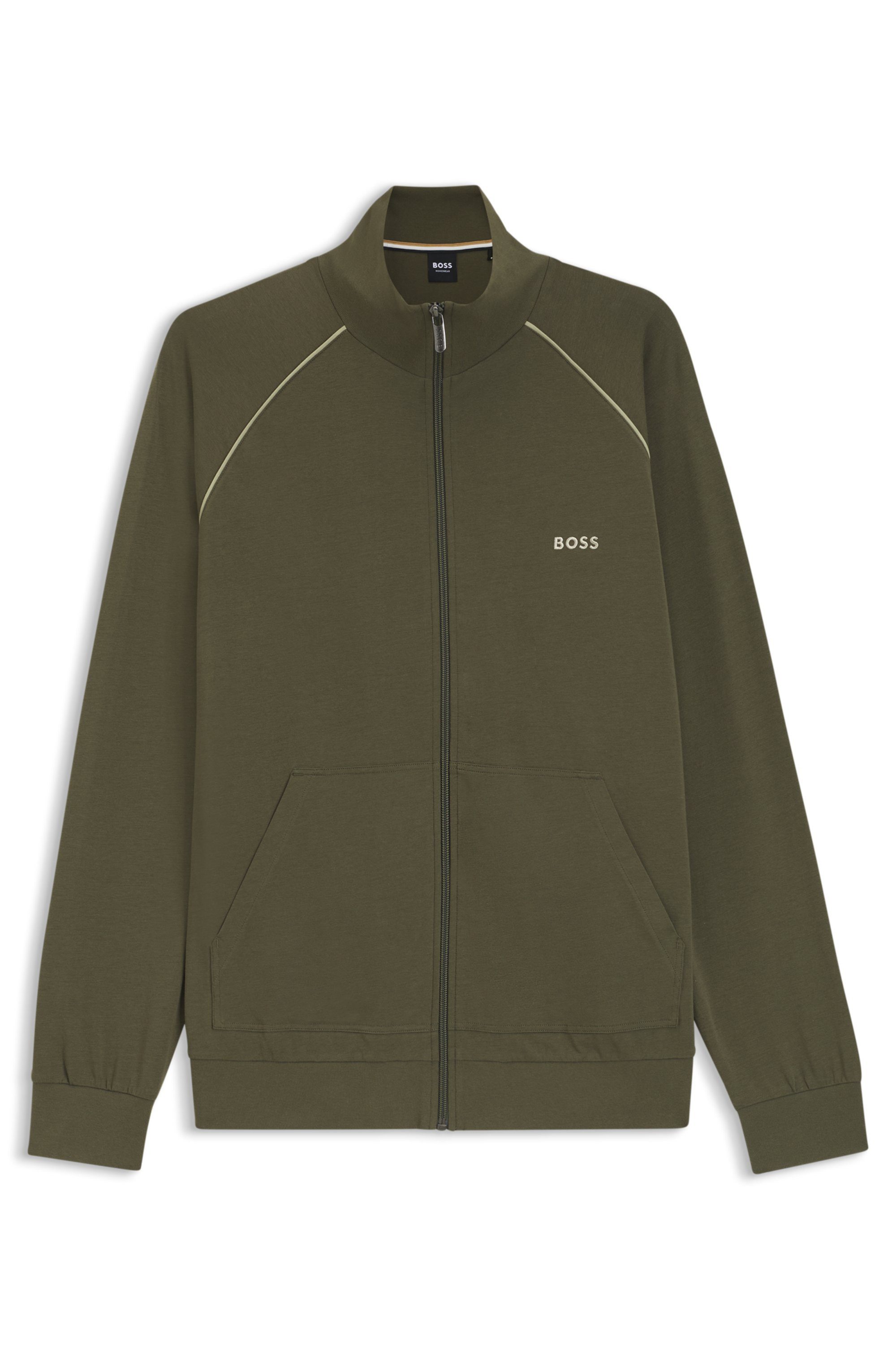 BOSS Sweatjacke Mix&Match Jacket Z mit Kängurutasche – Bild 4 von 5