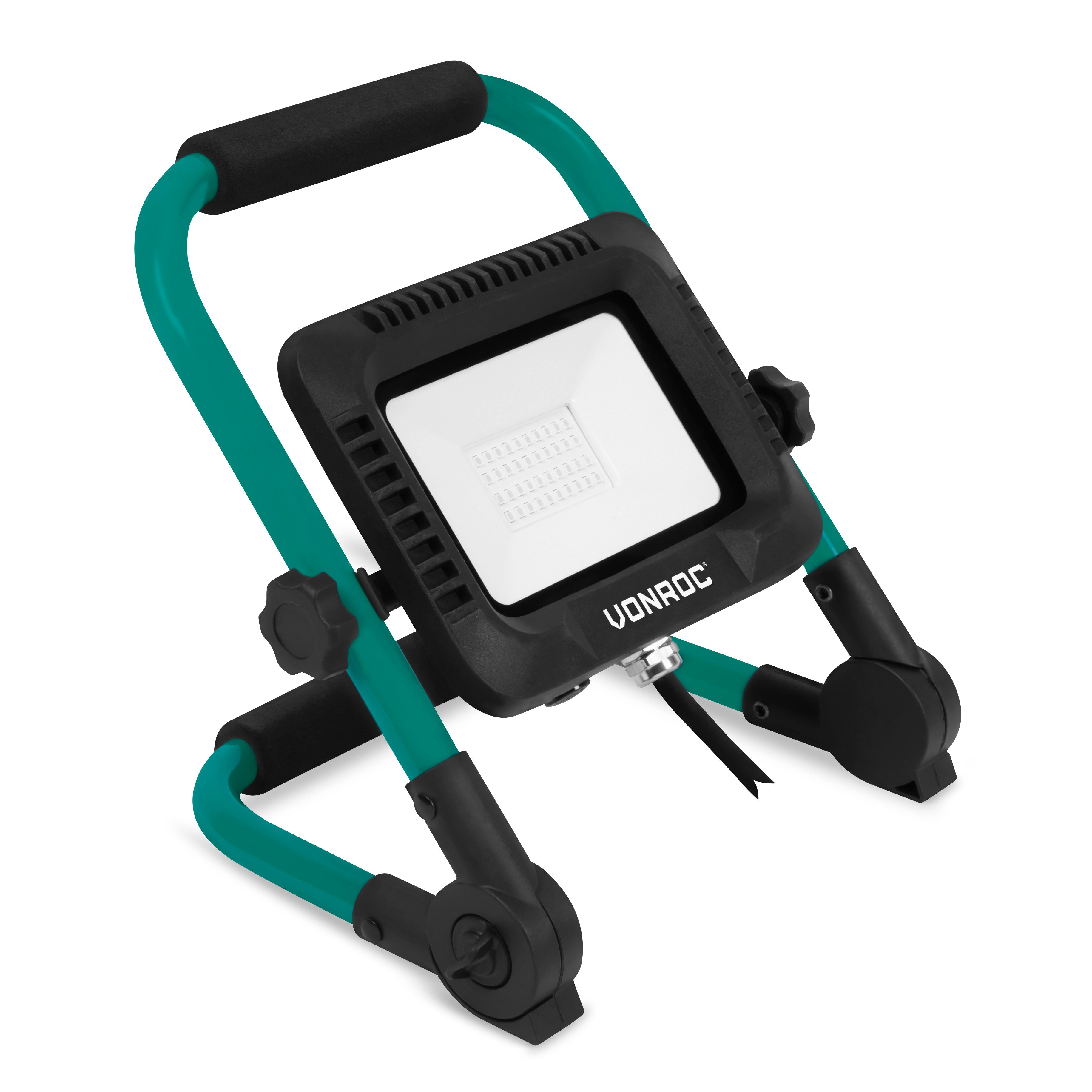 VONROC LED Arbeitsleuchte - klappbar - schwenkbar, breiter Abstrahlwinkel, - 30W Arbeitslampe