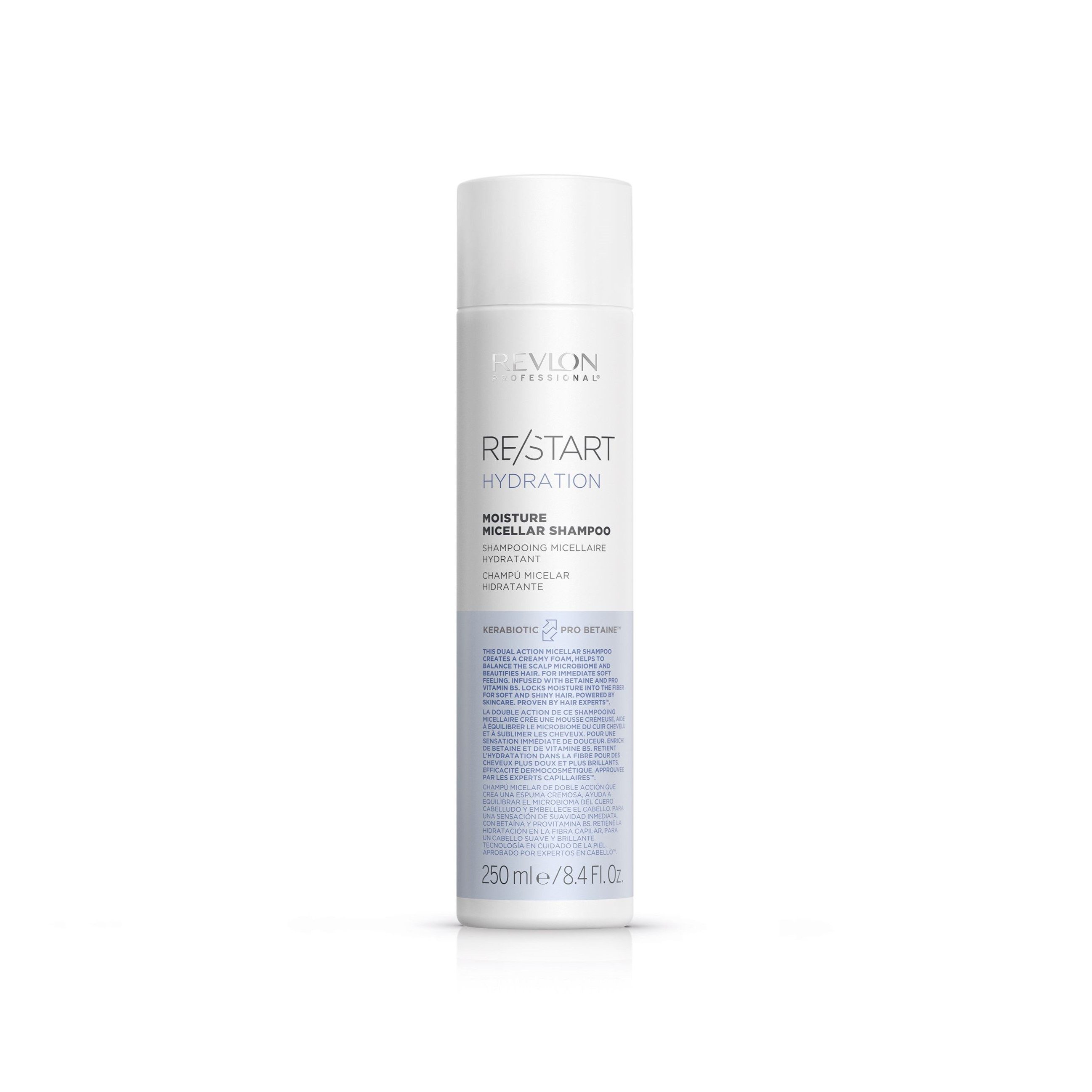 REVLON PROFESSIONAL Haarshampoo RE/START HYDRATION MOISTURE MICELLAR SHAMPOO, Bringt Glanz und spendet Feuchtigkeit für normales bis trockenes Haar. von REVLON PROFESSIONAL