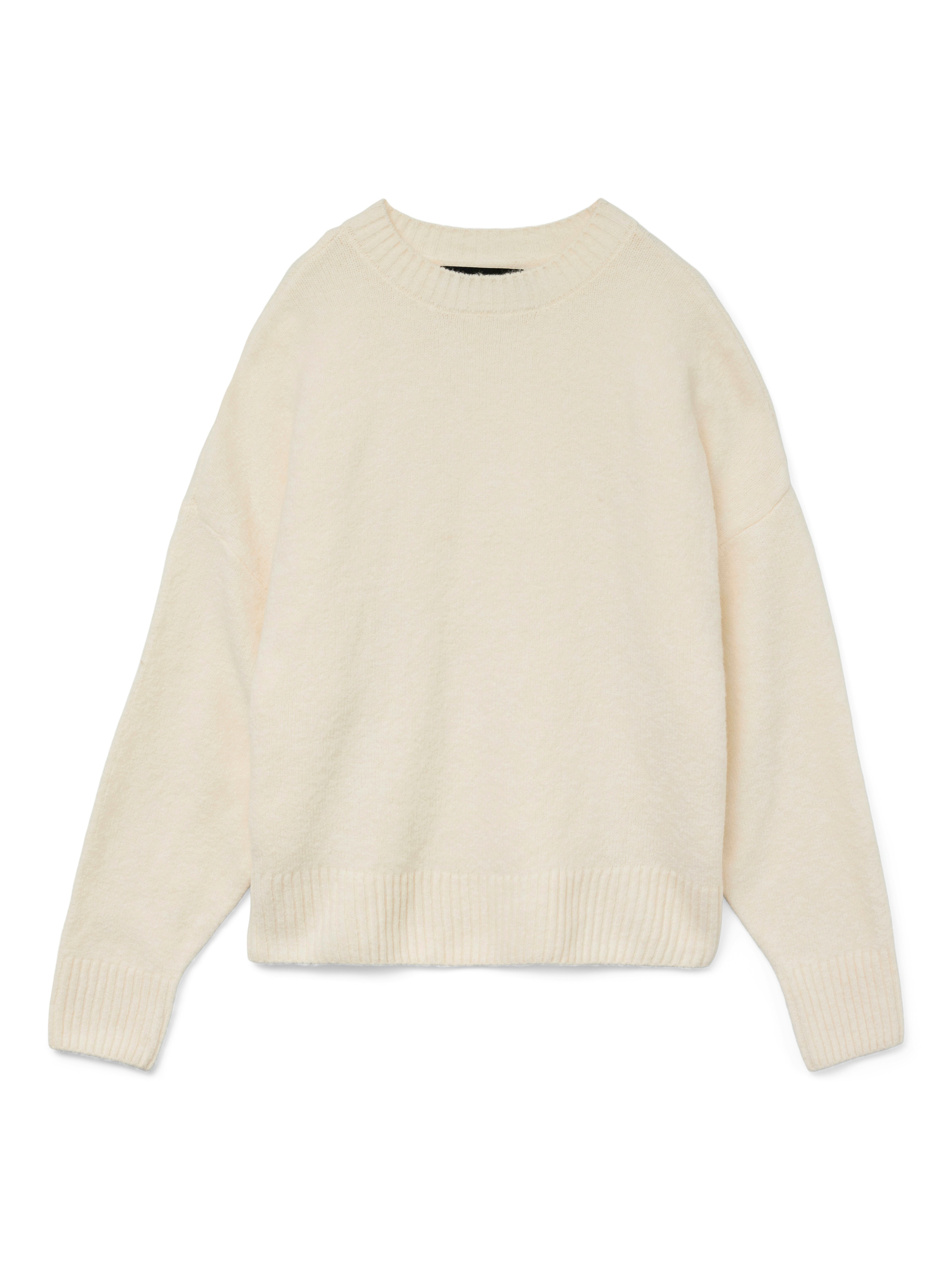 Vero Moda Strickpullover VMBOOM LS O-NECK PULLOVER GA NOOS