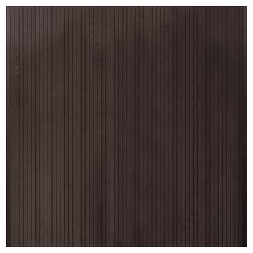 Teppich Teppich Rechteckig Dunkelbraun 100x100 cm Bambus, vidaXL, Quadrat