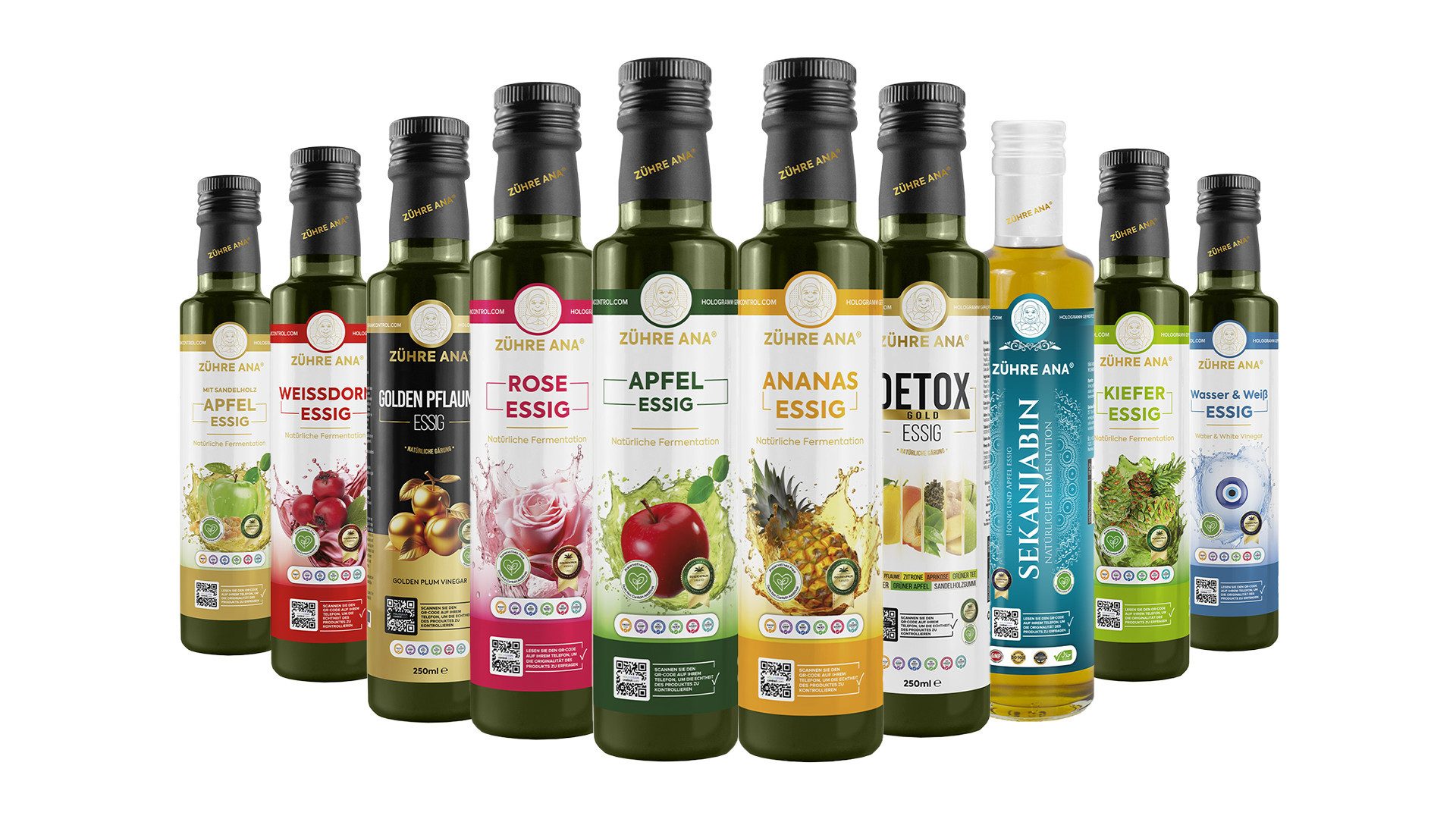 Zühre Ana® Essig Rein natürlich: Fermentiert, ohne Zusätze, ohne Konservierungsstoffe, Unterstützt die Verdauung, stärkt das Immunsystem auf natürliche Weise