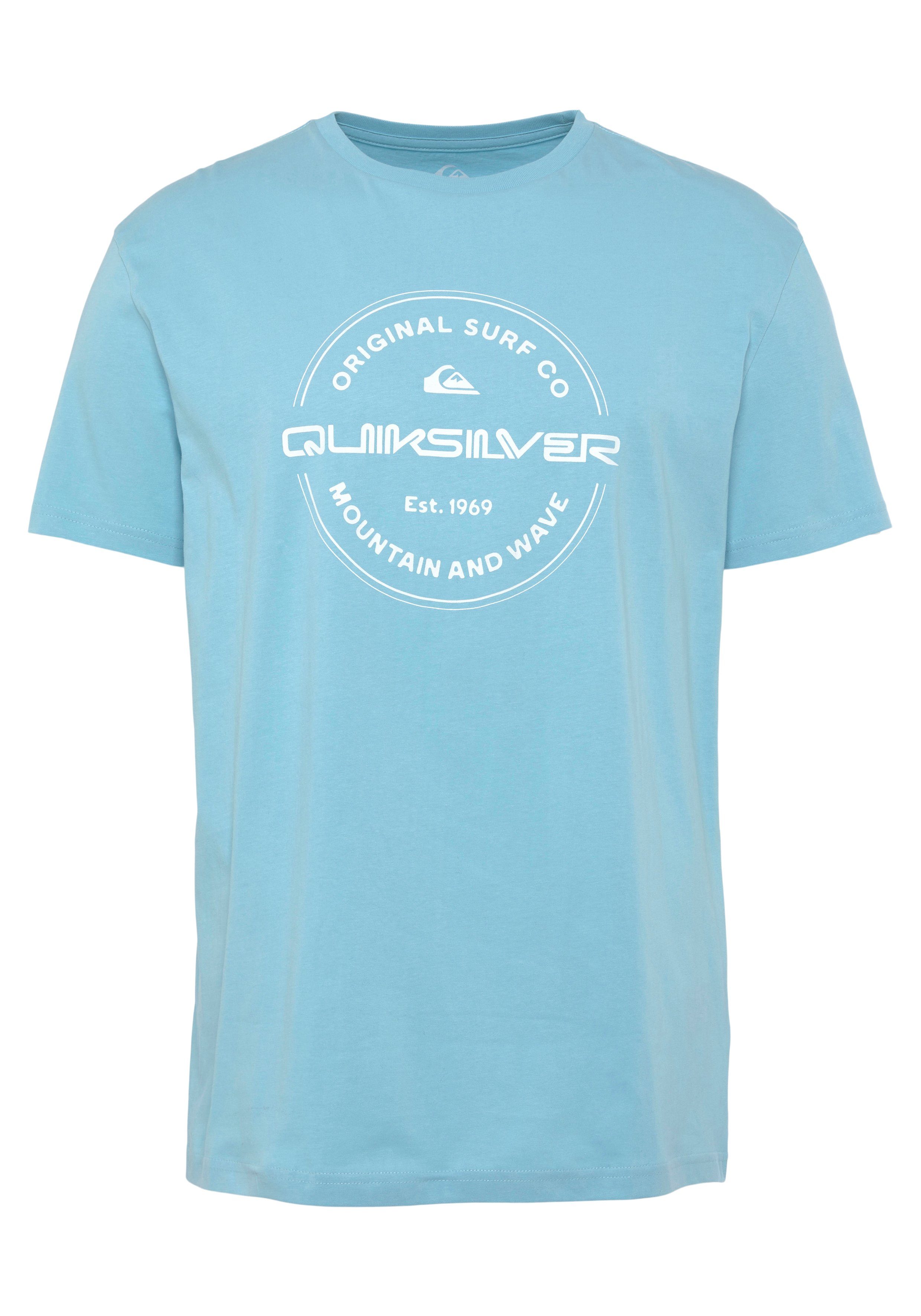Herren (Packung, Doppelpack 2-tlg) T-Shirt Quiksilver mit Logodruck