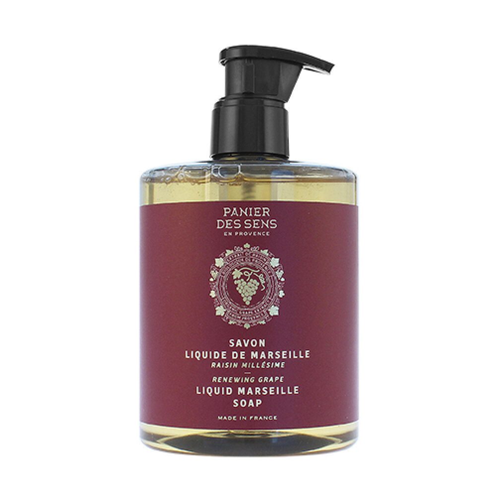 Panier des Sens Gesichtsmaske Renewing Grape liquid soap (Liquid Marseille Soap) 500ml