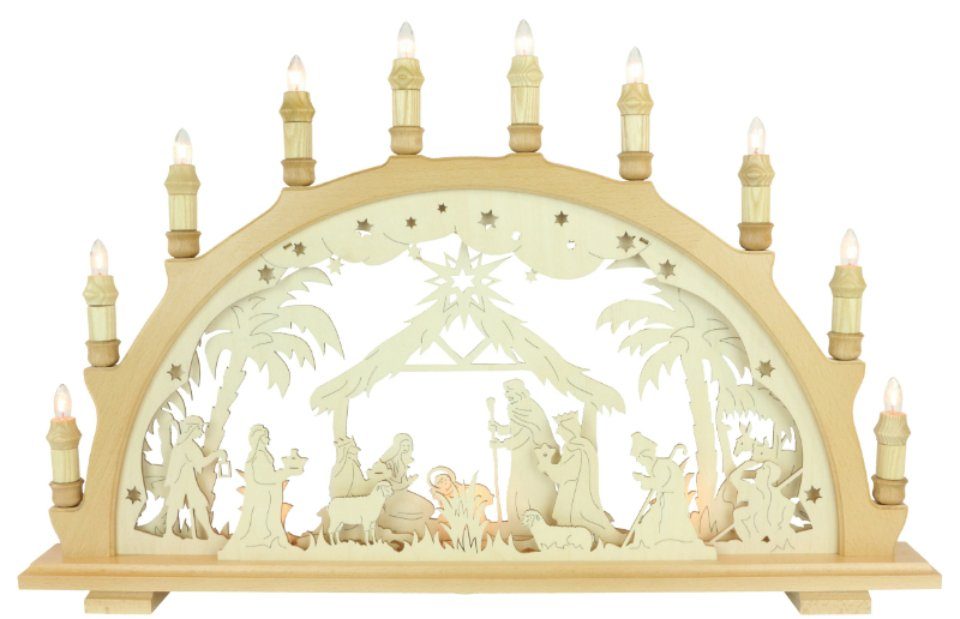 Osterhase Lenk und Sohn Schwibbogen Krippe