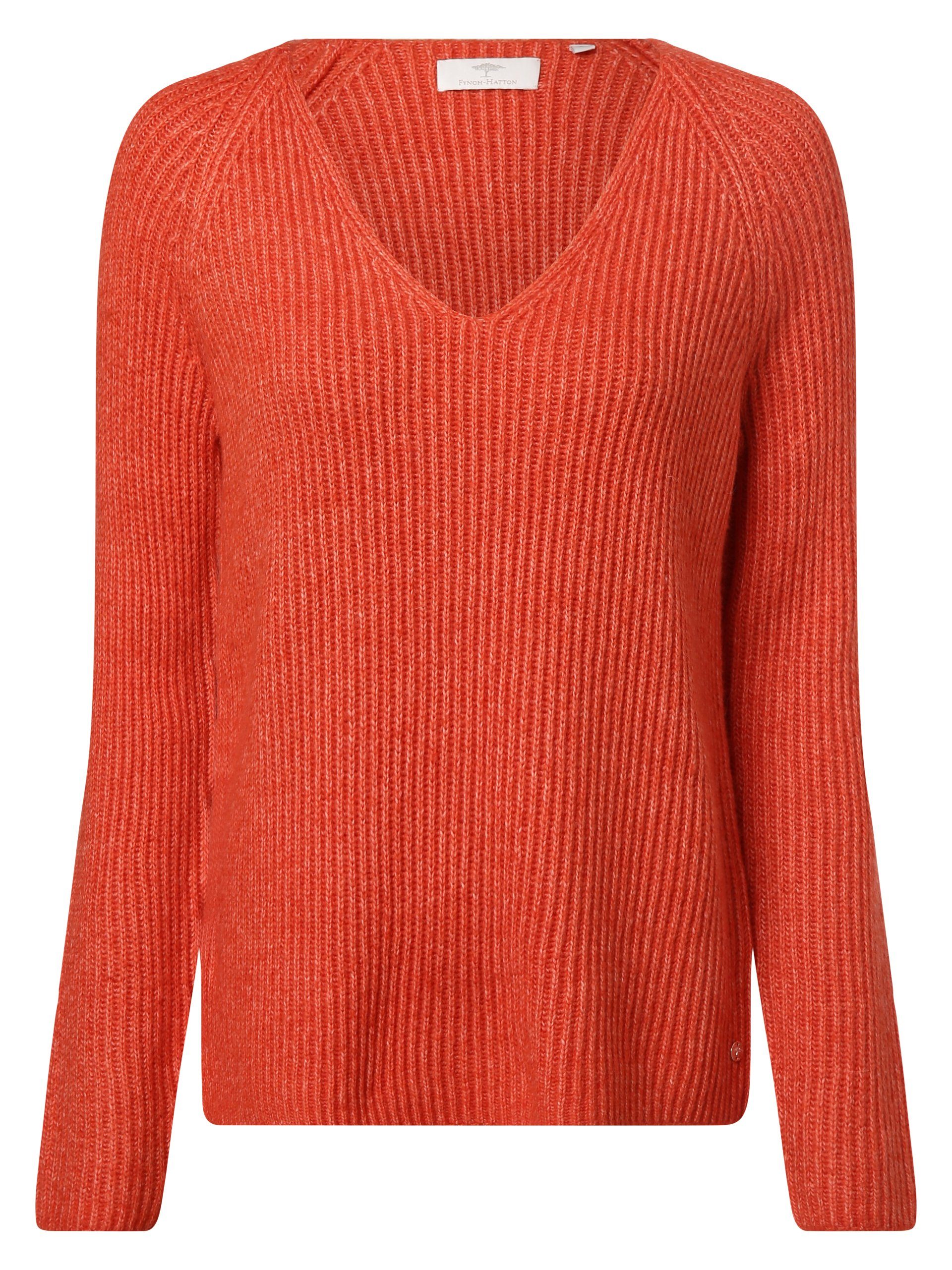 FYNCH-HATTON Strickpullover rot