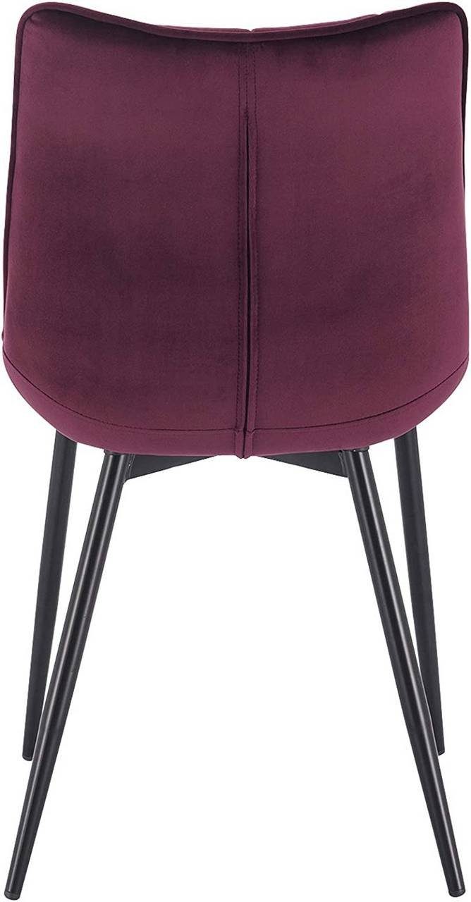 Design Woltu St), Küchenstuhl Polsterstuhl Stuhl, aus Samt (6 4-Fußstuhl