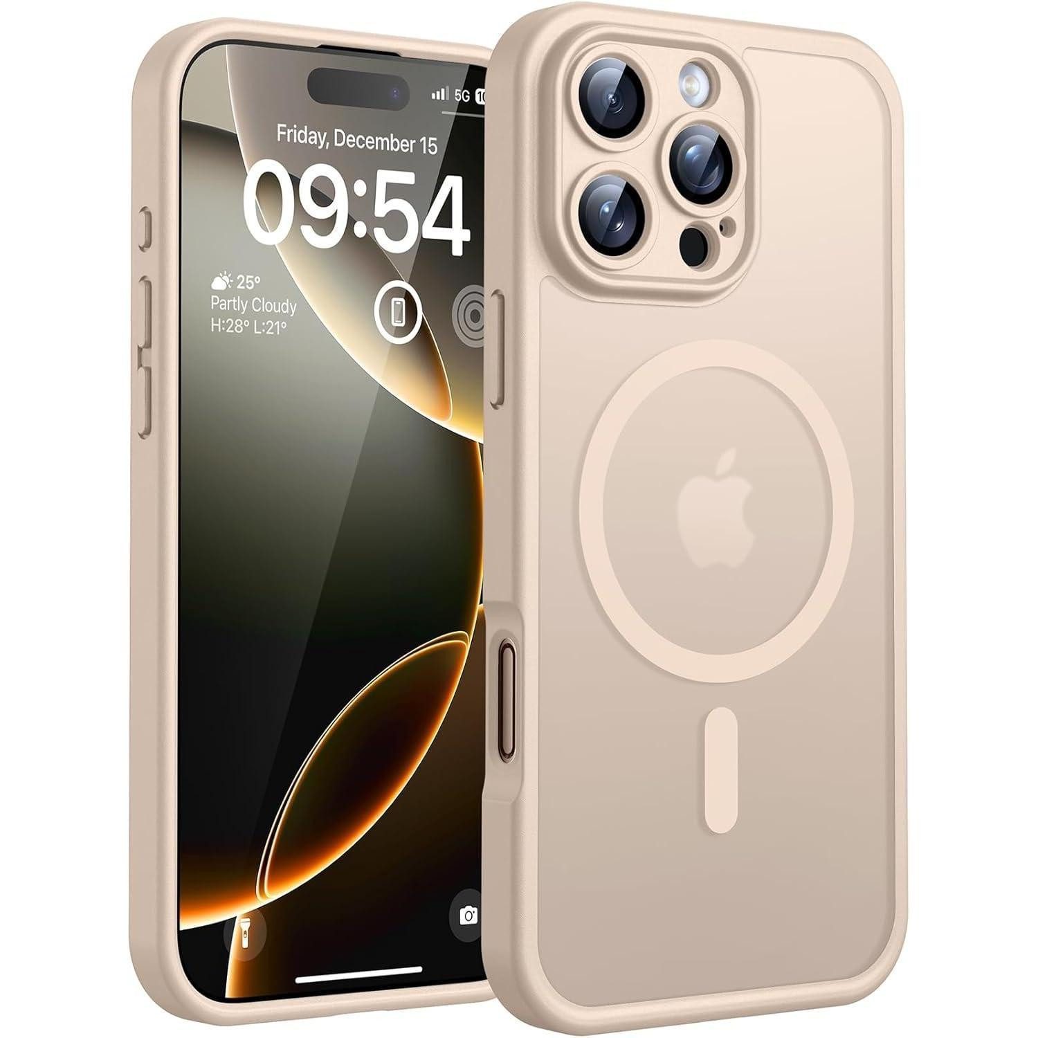 LuxusKollektion Handyhülle iPhone 16 Pro Max Hülle MagSafe Wüstensand matt