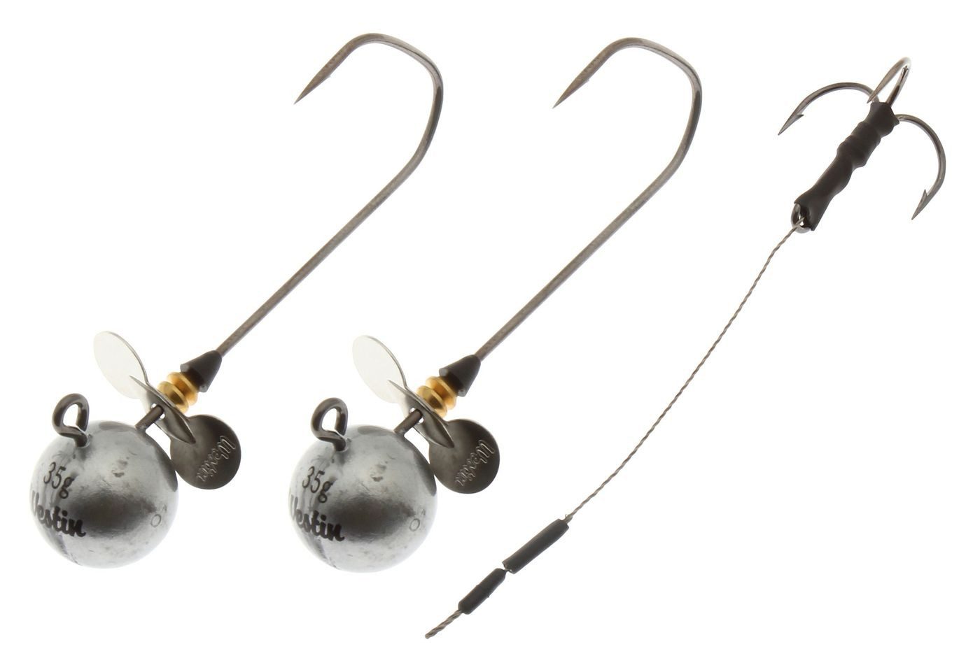 Jighaken Westin RoundUp Propeller - 2 Jighaken 7/0 & 1 Stinger