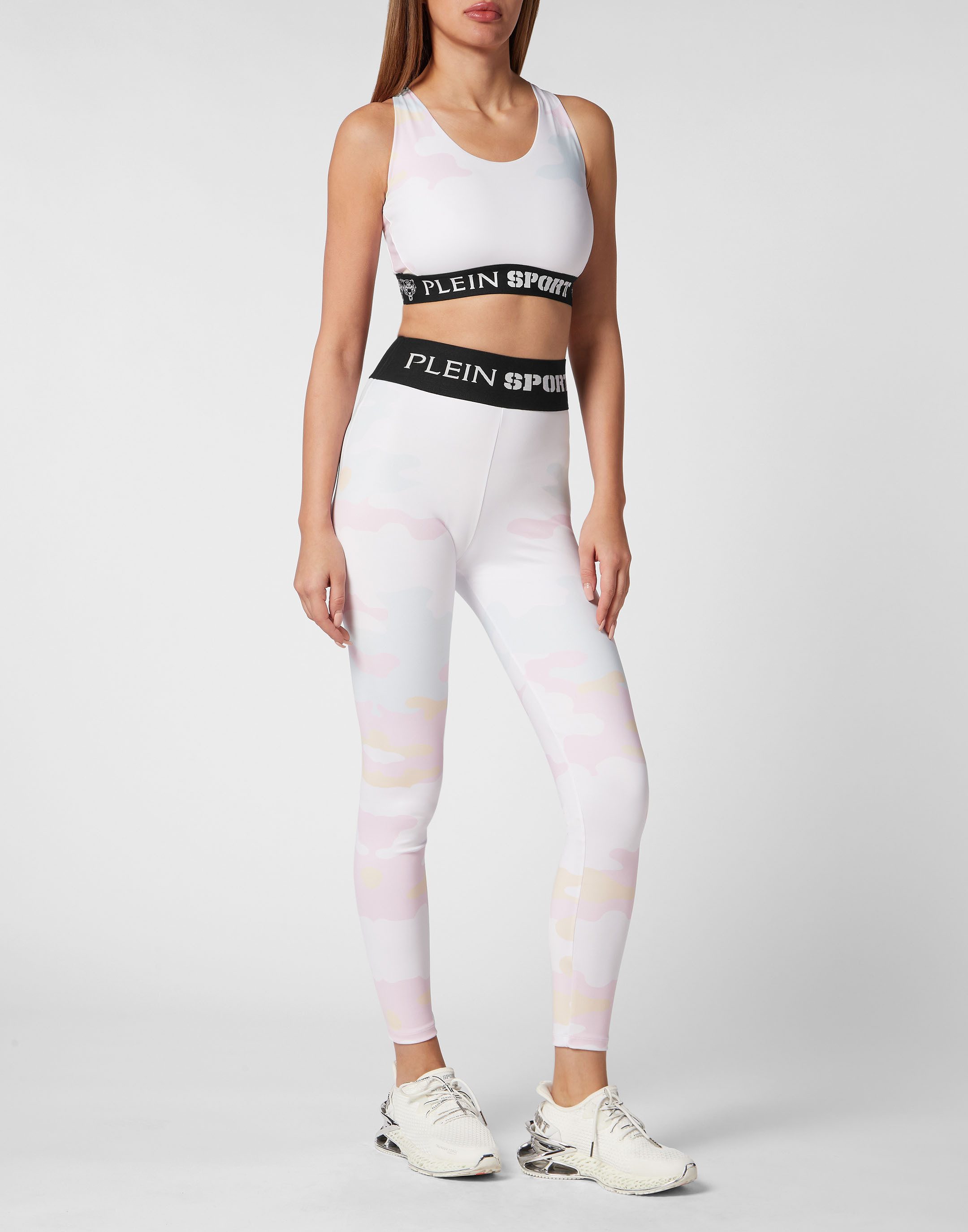 PLEIN SPORT Leggings Camouflage