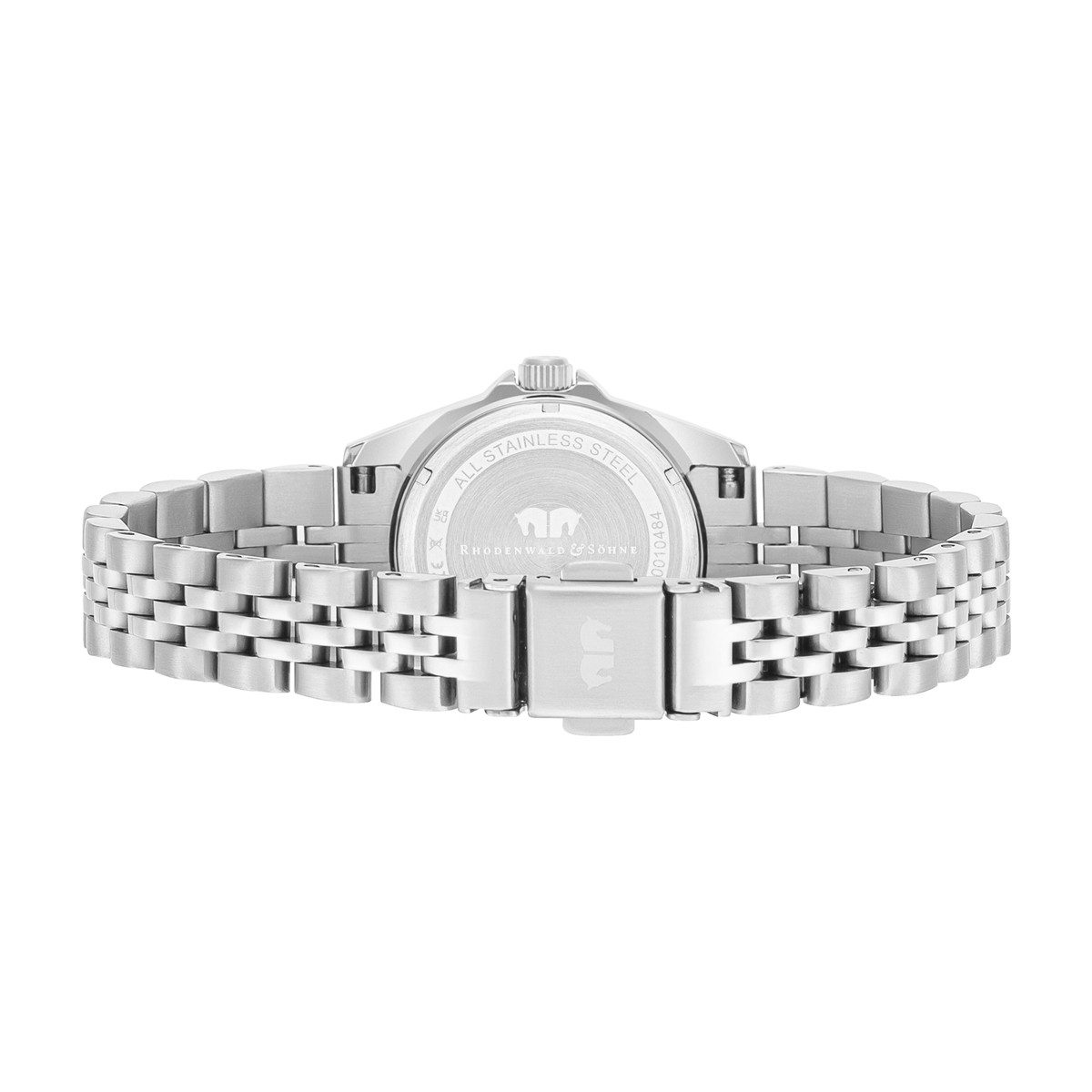 Rhodenwald & Söhne Quarzuhr Cassina silber, Armband aus Edelstahl – Bild 4 von 5
