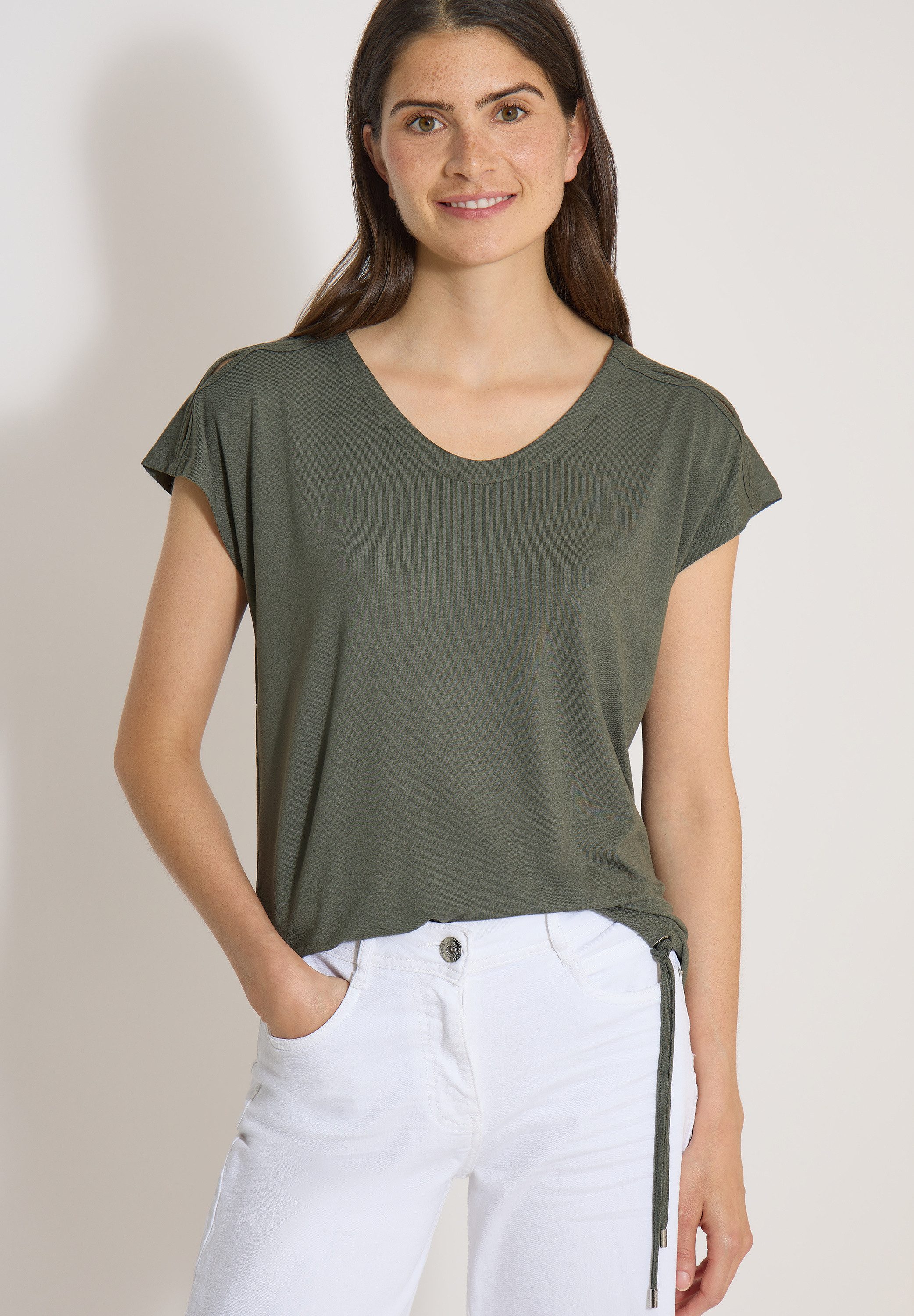 CECIL T-Shirt mit Cut-Out Detail