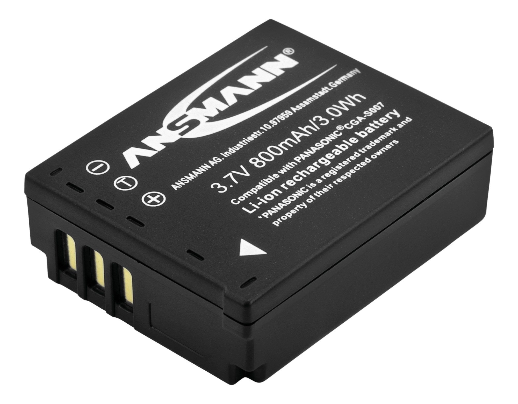 ANSMANN AG Akkupack A-Pan CGA S 007 Akku 800 mAh (3.7 V)
