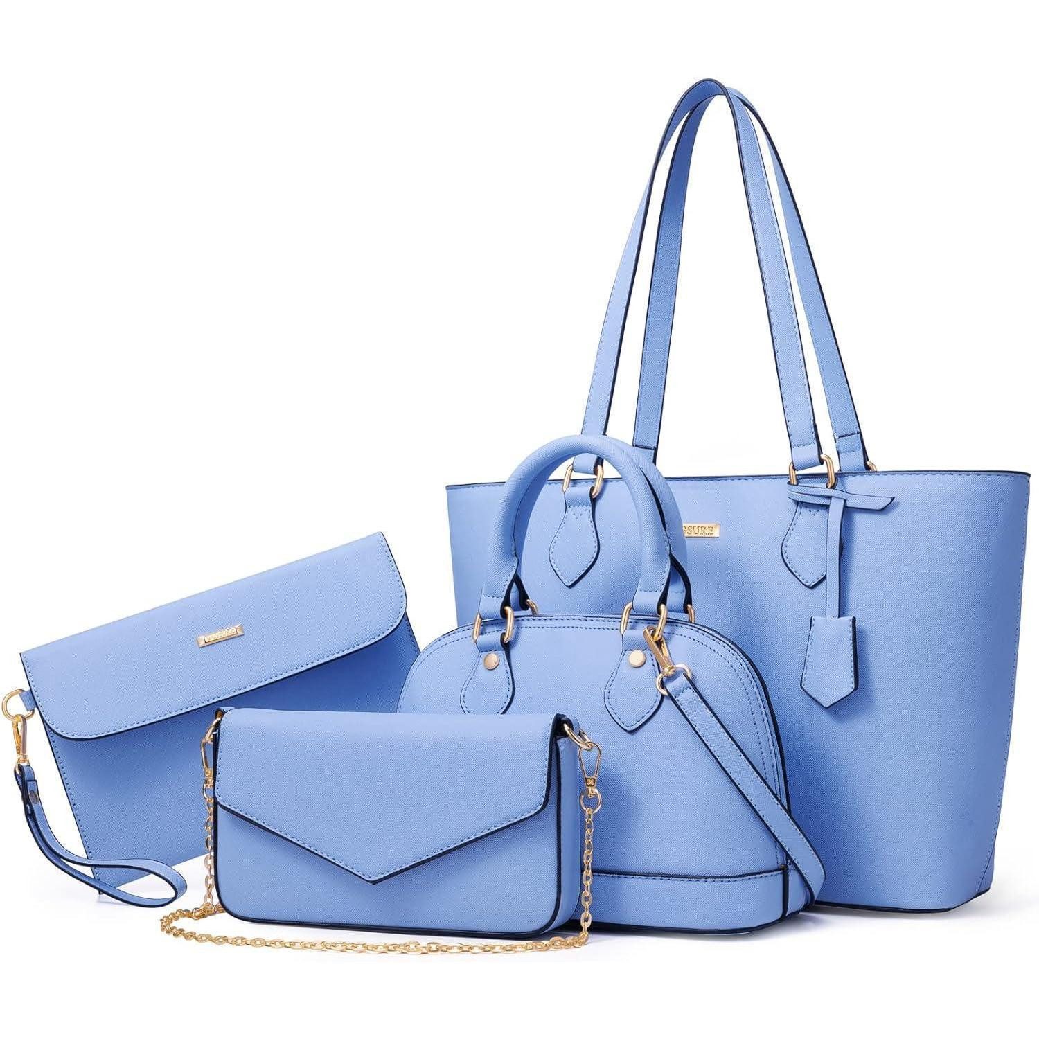 LuxusKollektion Handtasche Damen Handtaschen Set 4-teilig günstig online kaufen