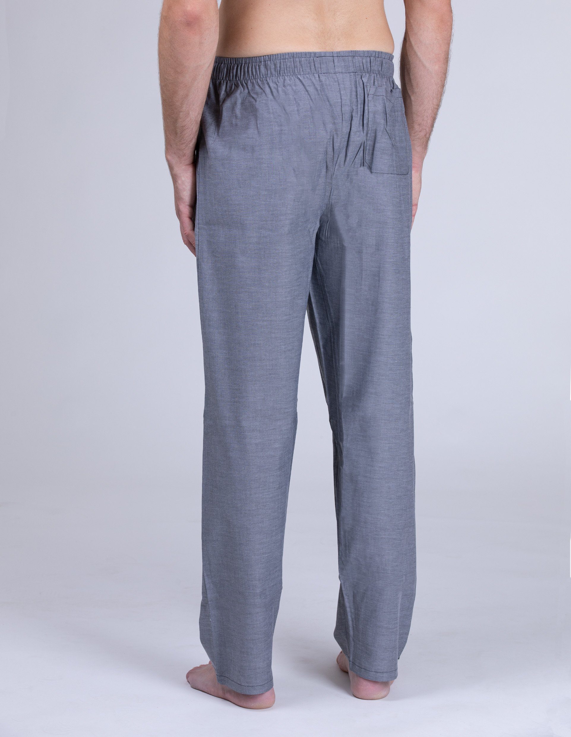 Moonline Schlafhose Herren Webhose Freizeithose Loungewear aus 100% Baumwol günstig online kaufen