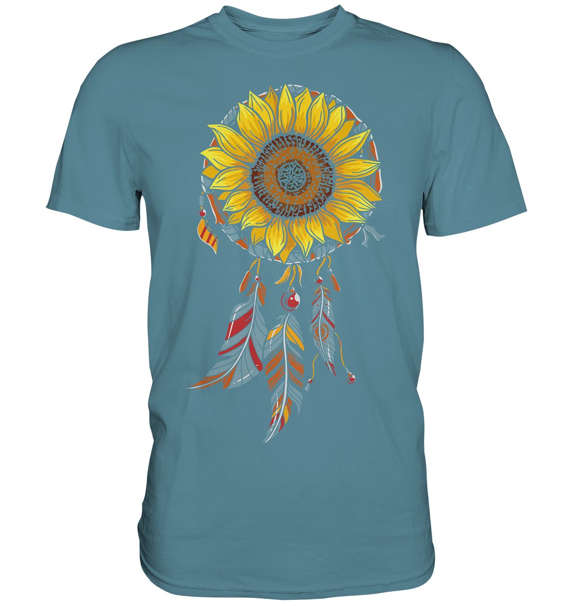 T-Shirt Traumfänger Sonnenblumen Shirt Gärtner Geschenk Garten