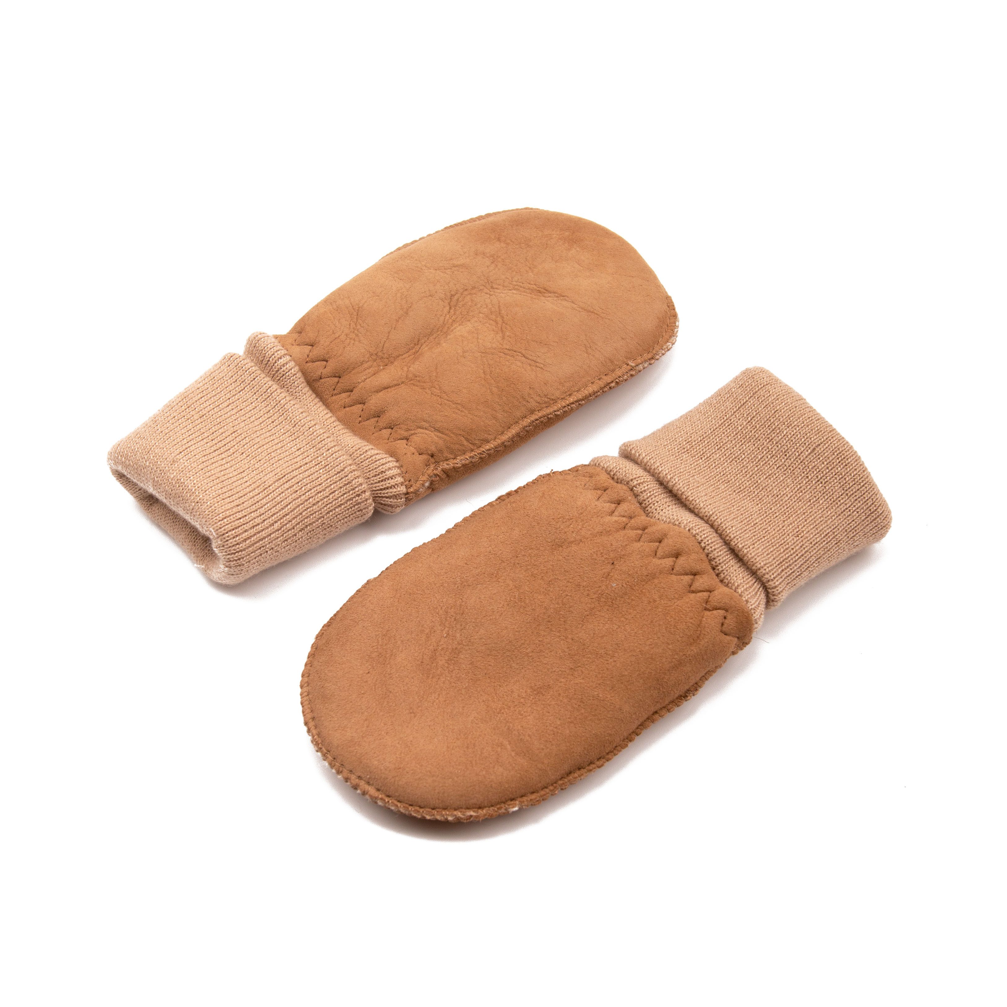 Hand Gewand by Weikert Fäustlinge Muckel - Baby Fäustling aus Merino Lammfell mit Lammfell-Fütterung