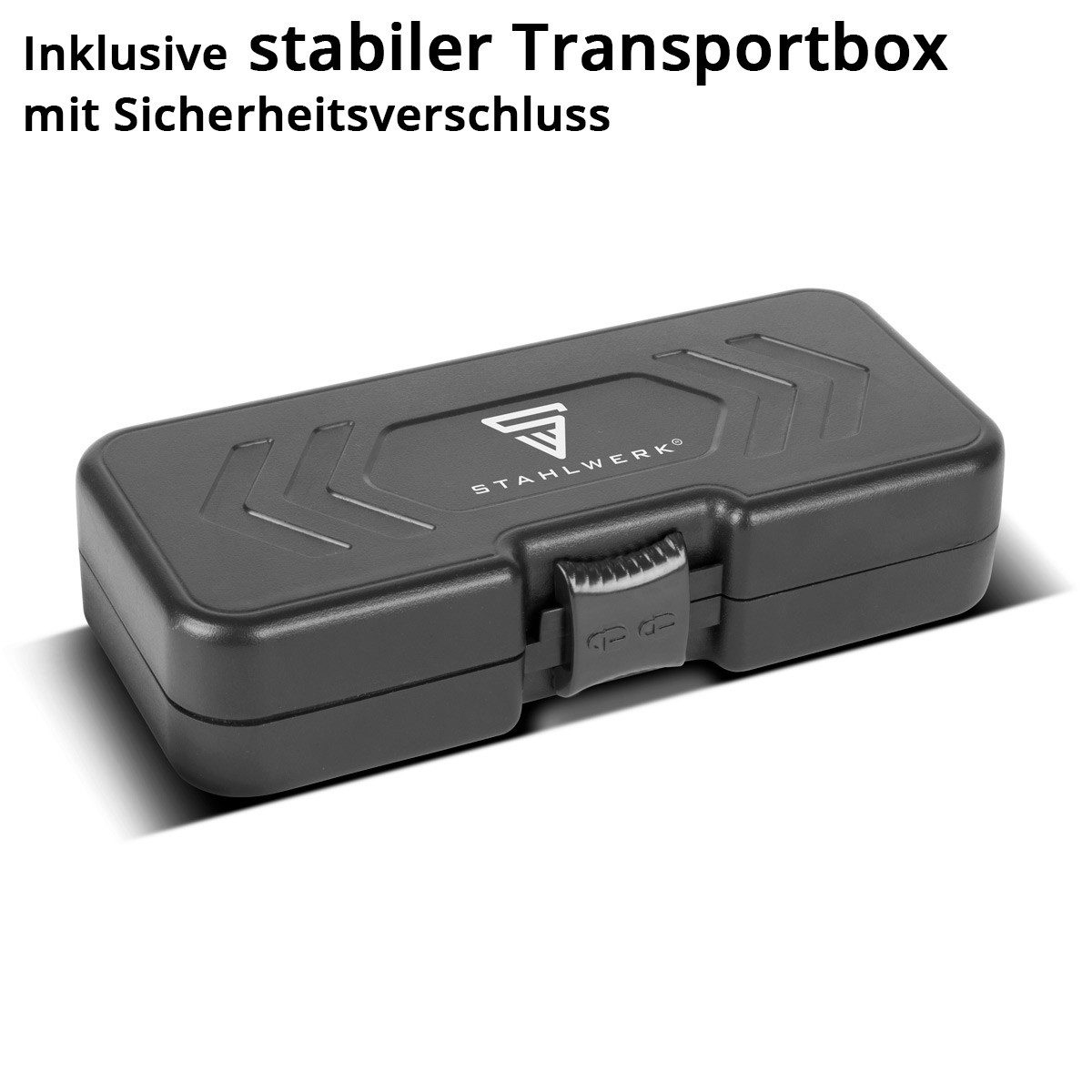 STAHLWERK Bohrersatz SDS-Plus-Bohrer 8-teiliges Set – Durchmesser 5-12 mm mit Box, Schweißer-Gripzangen inklusive Transportkoffer – Bild 5 von 5