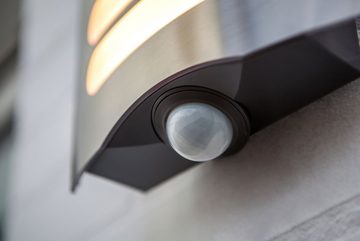 LUTEC LED Außen-Wandleuchte FARELL, LED fest integriert, Warmweiß