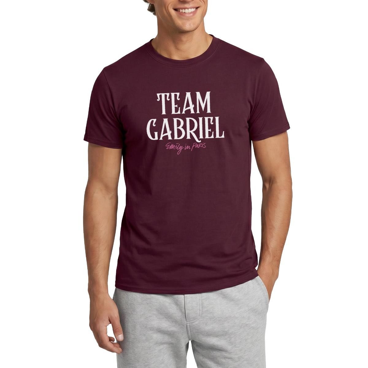 Spreadshirt T-Shirt Emily In Paris Team Gabriel Männer T-Shirt (1-tlg)