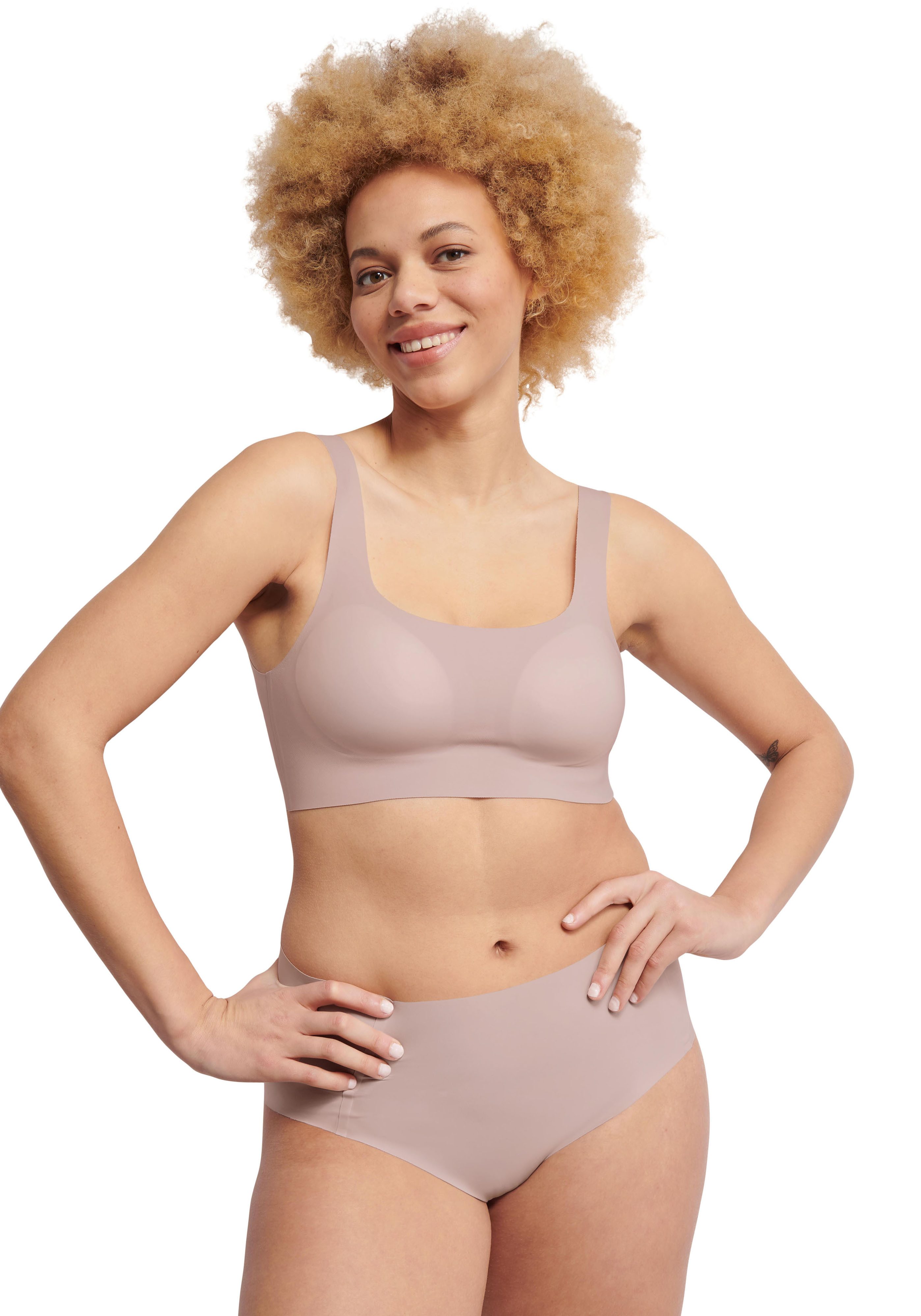 sloggi Bustier Zero Feel 2.0 nahtlos und unsichtbar, herausnehmbare Pads, d günstig online kaufen