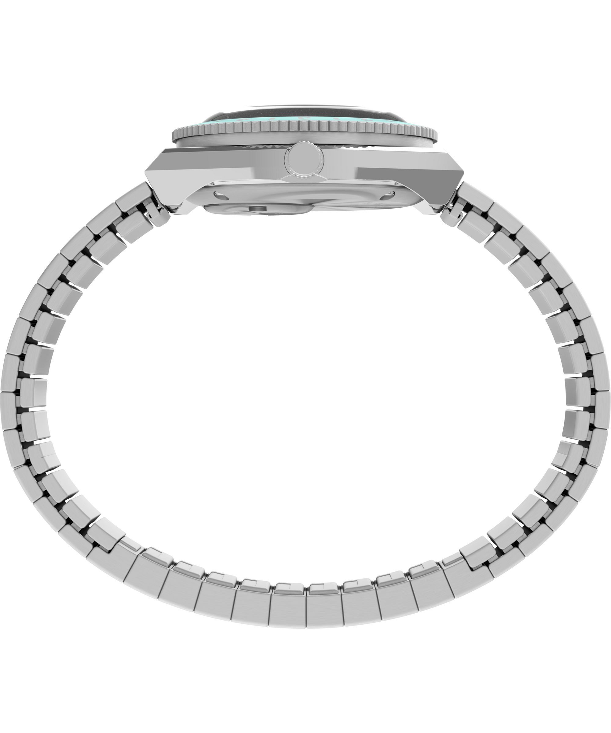 Timex Quarzuhr Q Timex Mini TW2Y77300AJ, Armbanduhr, Damenuhr, Edelstahlarmband, analog, Beleuchtung