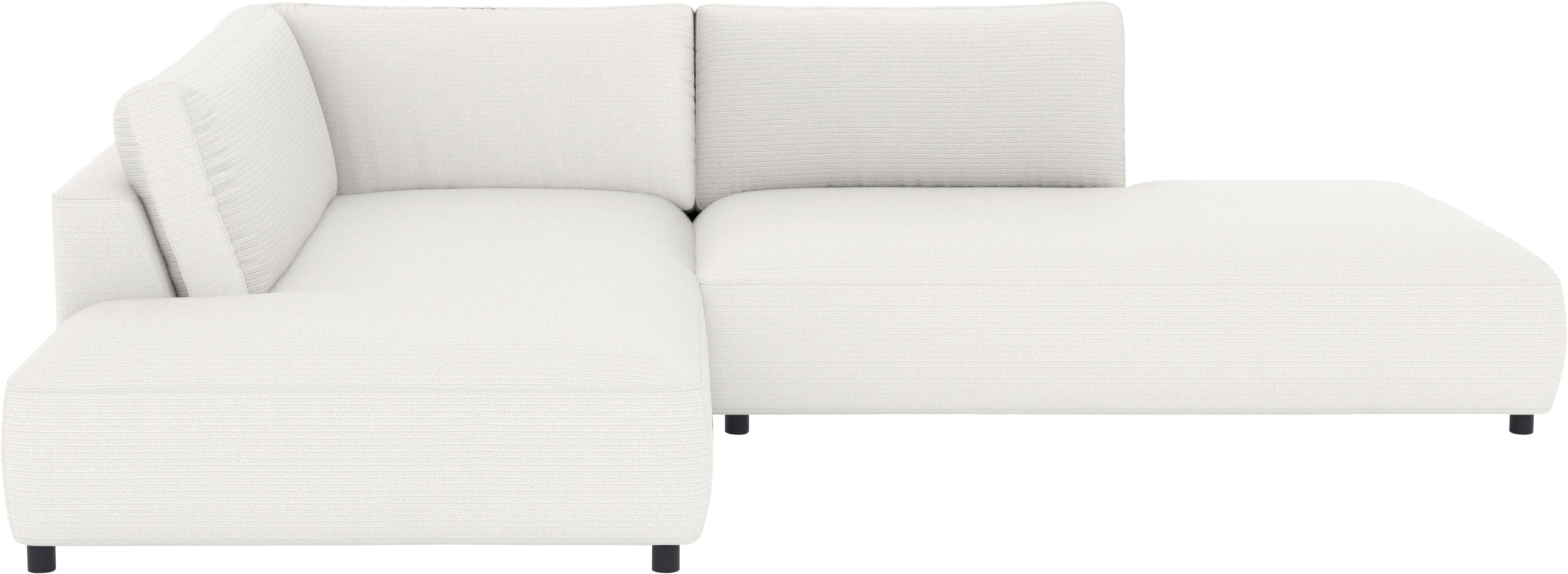 Musterring Ecksofa Lucia bequem, elegant & zeitlos, elegante Sofa ohne Armlehnen, mit großem Longchair, verschiedene Farben, B304 x T224 cm