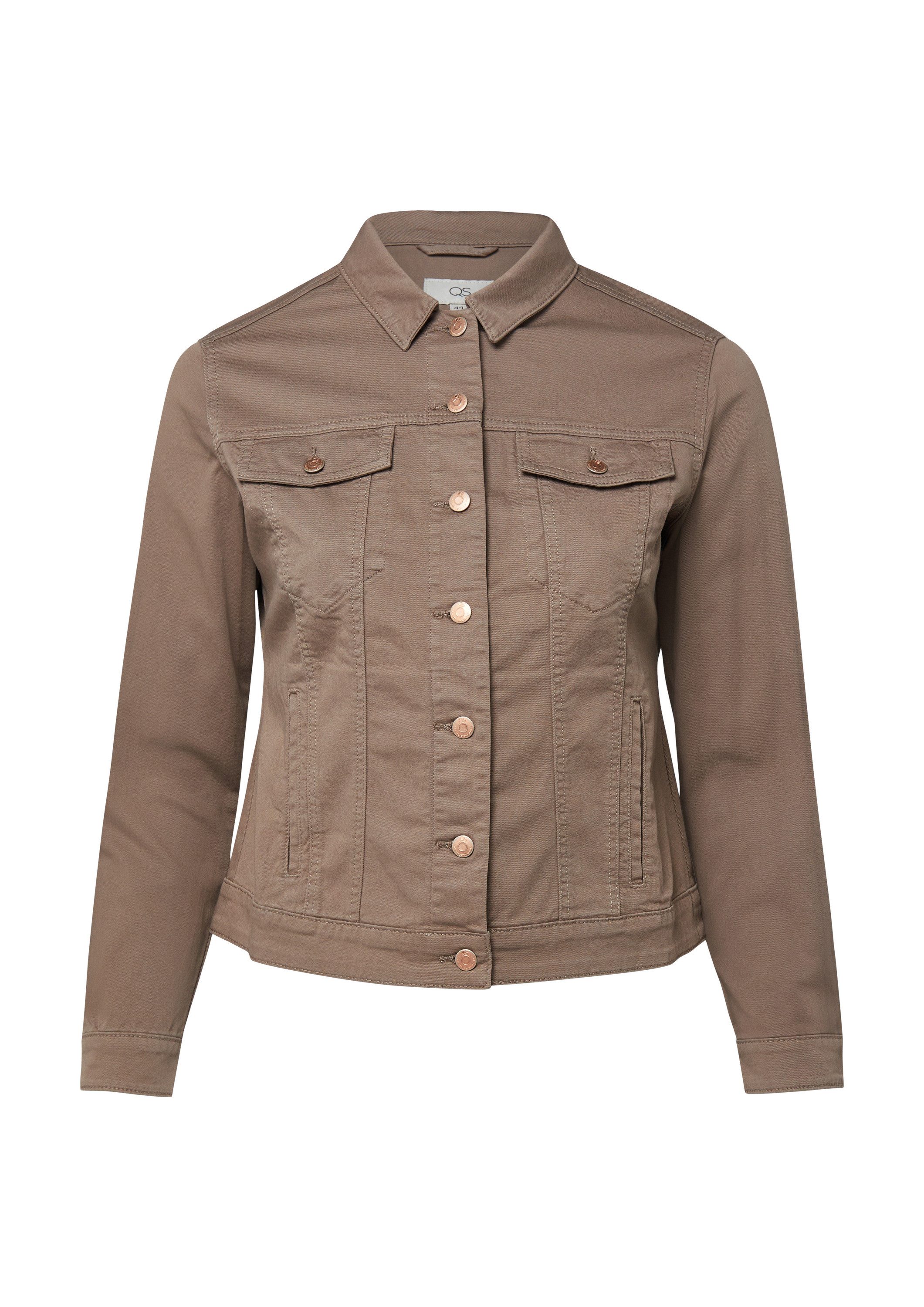 QS Funktionsjacke Indoor-Jacke Colourdenim-Jacke günstig online kaufen