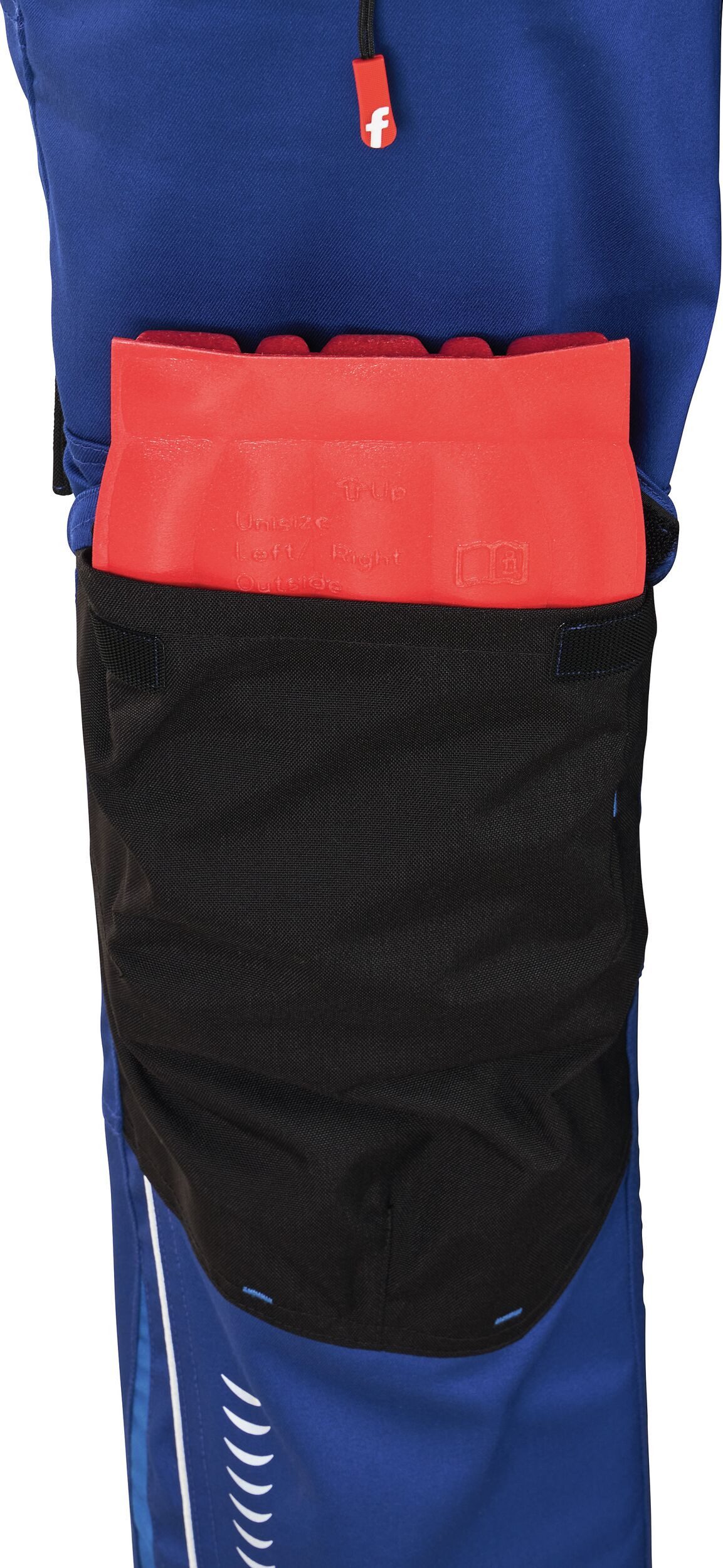fortis Arbeitsbundhose Herren-Bundhose Flex kornblau/schwarz/blau