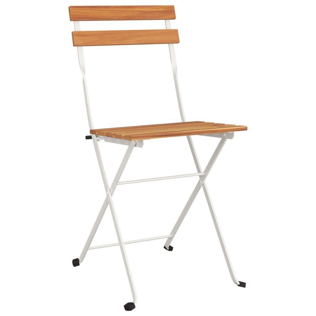 vidaXL Gartenstuhl Bistrostühle 2 Stk. Klappbar günstig online kaufen