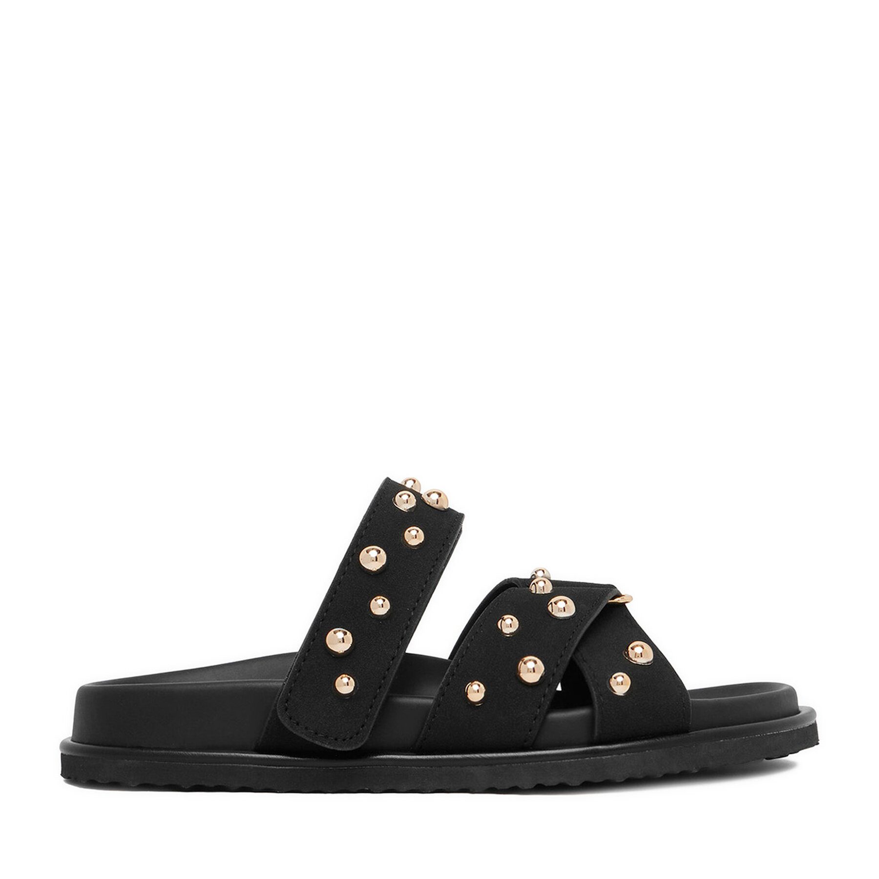DeeZee Deezee Damen-Flip-Flops Schwarz Badepantolette