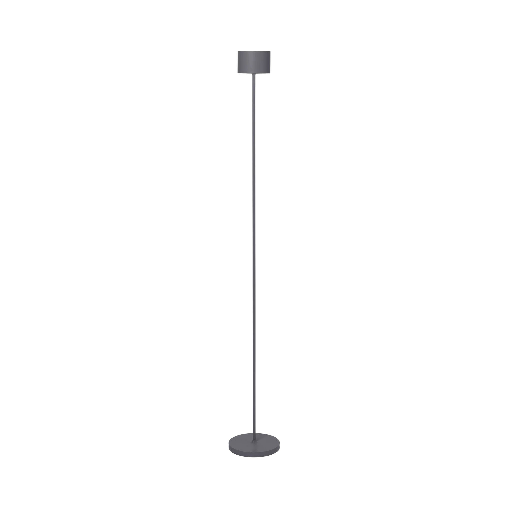 blomus Stehlampe -FAROL- Mobile LED-Stehleuchte: Akku Leuchte für Innen & Außen, dimmbar, LED fest integriert, Warmweiß, 3000 Kelvin, 40Std. Brenndauer, IP54, Warmweiß, Akku, Outdoor, 115 Lumen