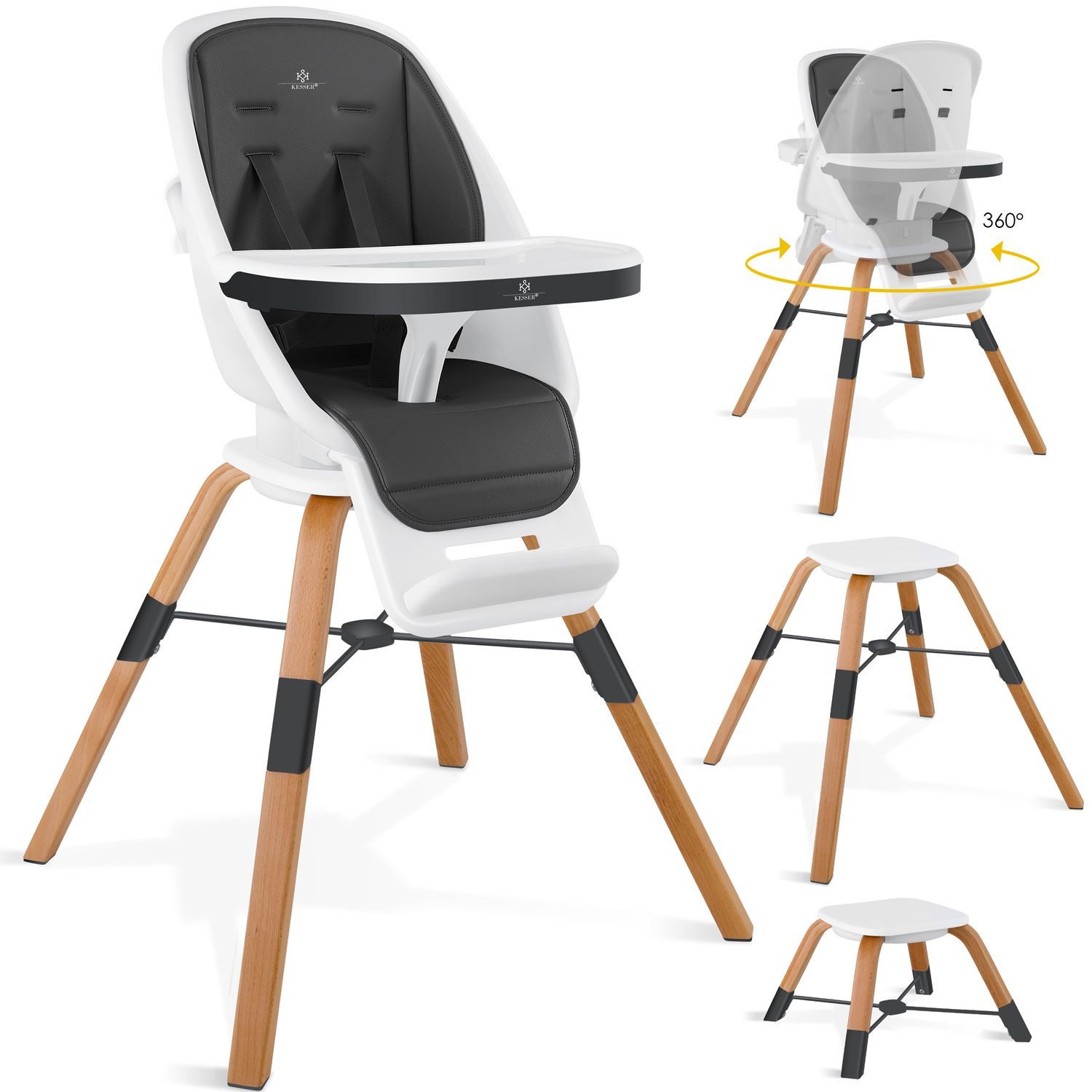 KESSER Hochstuhl Hochstuhl für Kinder Babystuhl Kombihochstuhl