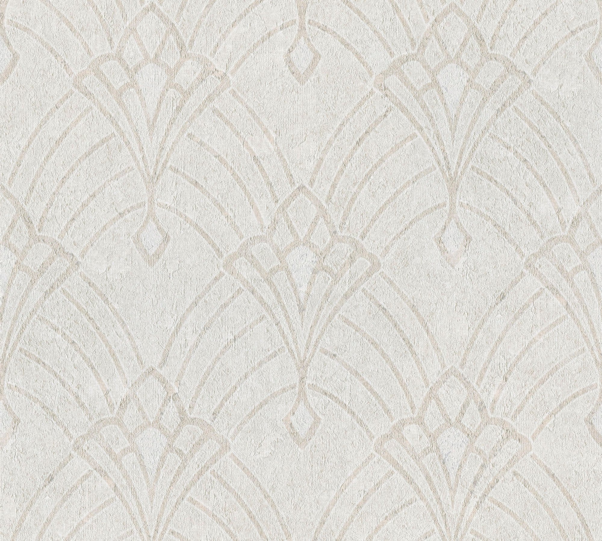 beige/creme Orientalisch Barock, Mata Vliestapete walls orientalisch, Hari, living Tapete ornamental, strukturiert,