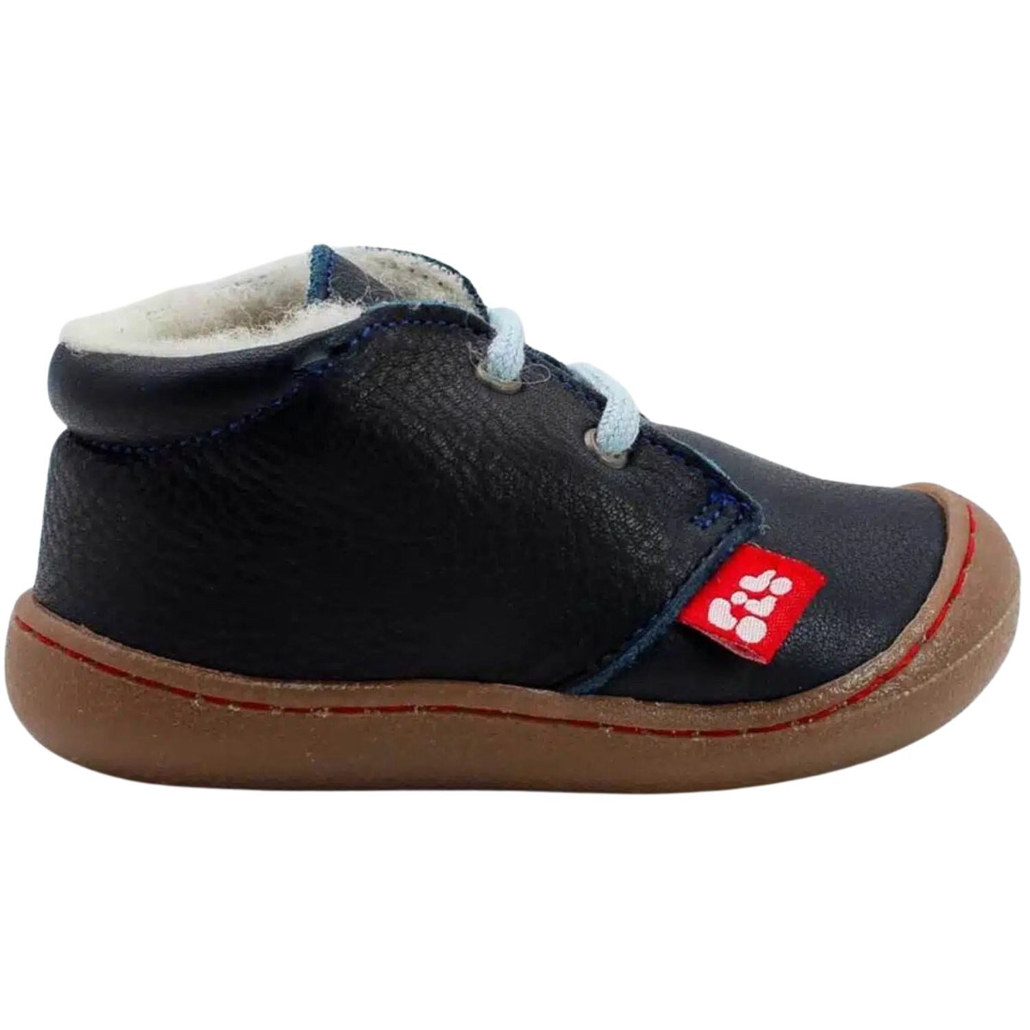POLOLO Kinderschuhe Juan mit Wollfutter, Kinder Lauflernschuh bequeme Kinderschuhe für den Winter