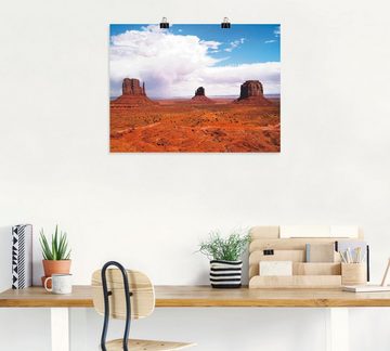 Artland Poster Grand Canyon Californien, Amerika (1 St), als Leinwandbild, Wandaufkleber oder Poster in versch. Größen