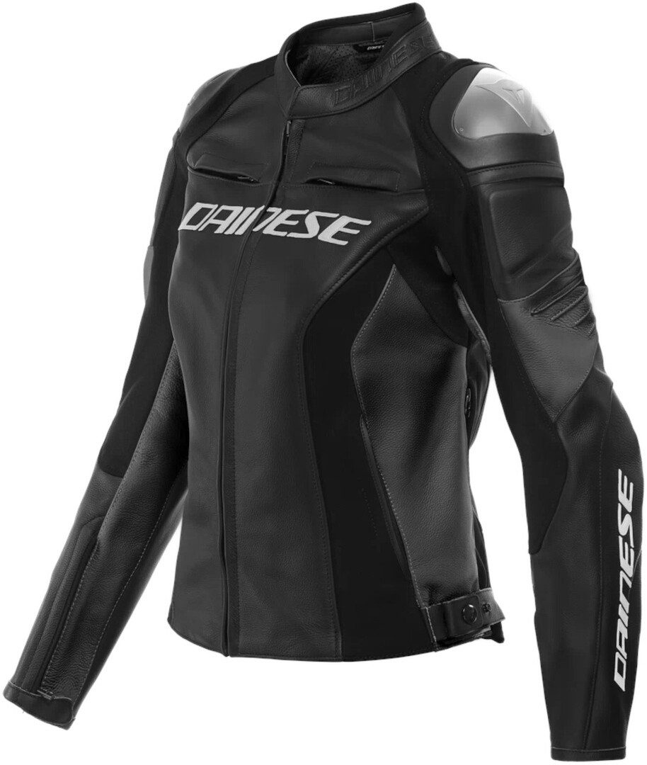 Dainese Motorradjacke Racing 4 Perforierte Damen Motorrad Lederjacke