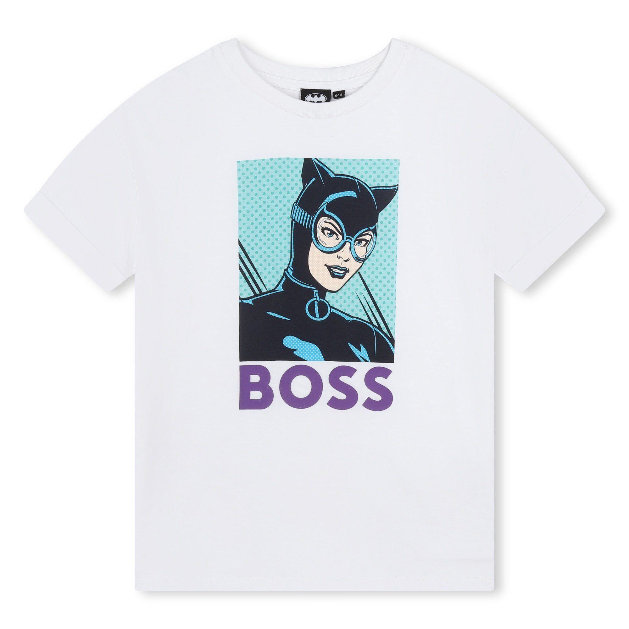 BOSS Print-Shirt Boss Kidswear x Warner Bros - Catwoman T-Shirt | Batman